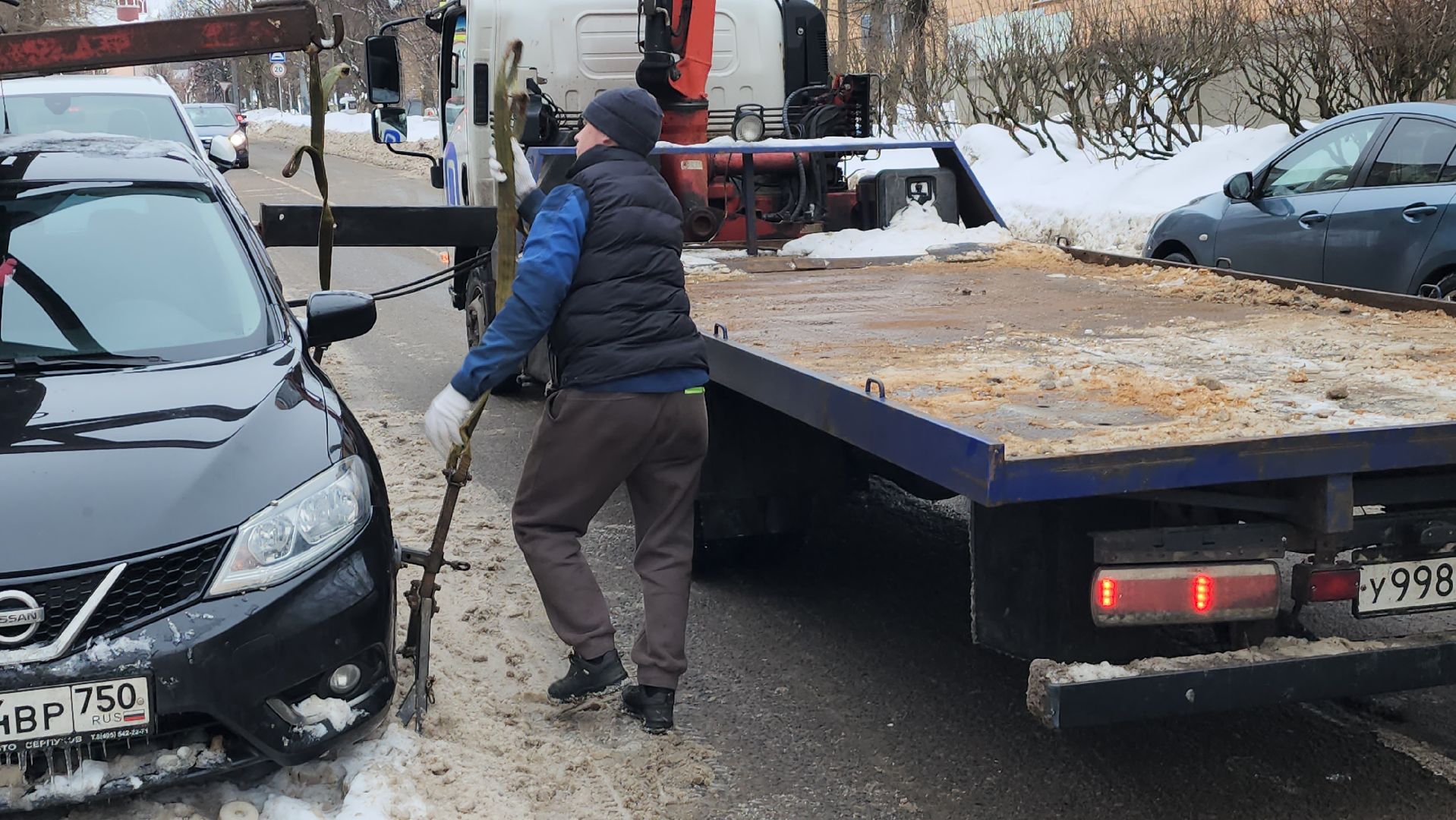 серпухов, снег, гибдд, эвакуация автомобилей, комбинат благоустройства,