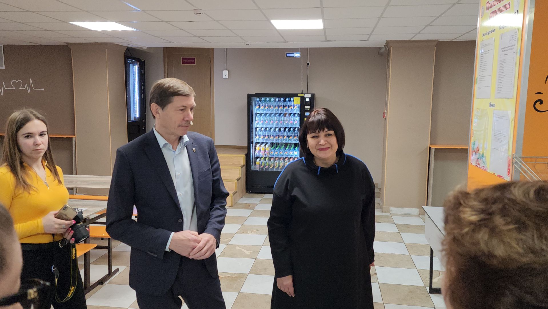 Гимназия 1, Алферова, проверка, столовая, питание, пищеблок, депутаты, меню,