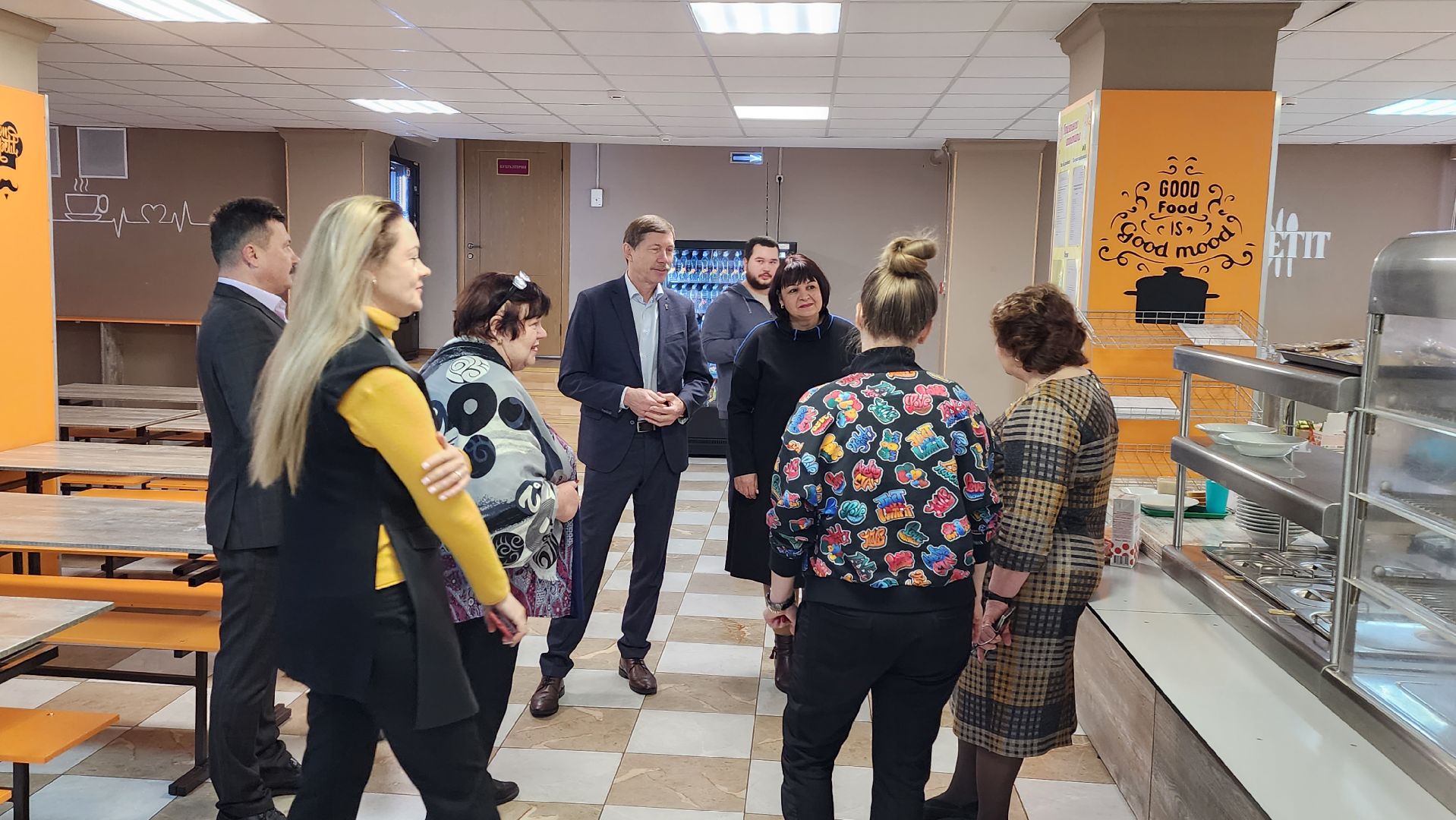 Гимназия 1, Алферова, проверка, столовая, питание, пищеблок, депутаты, меню,