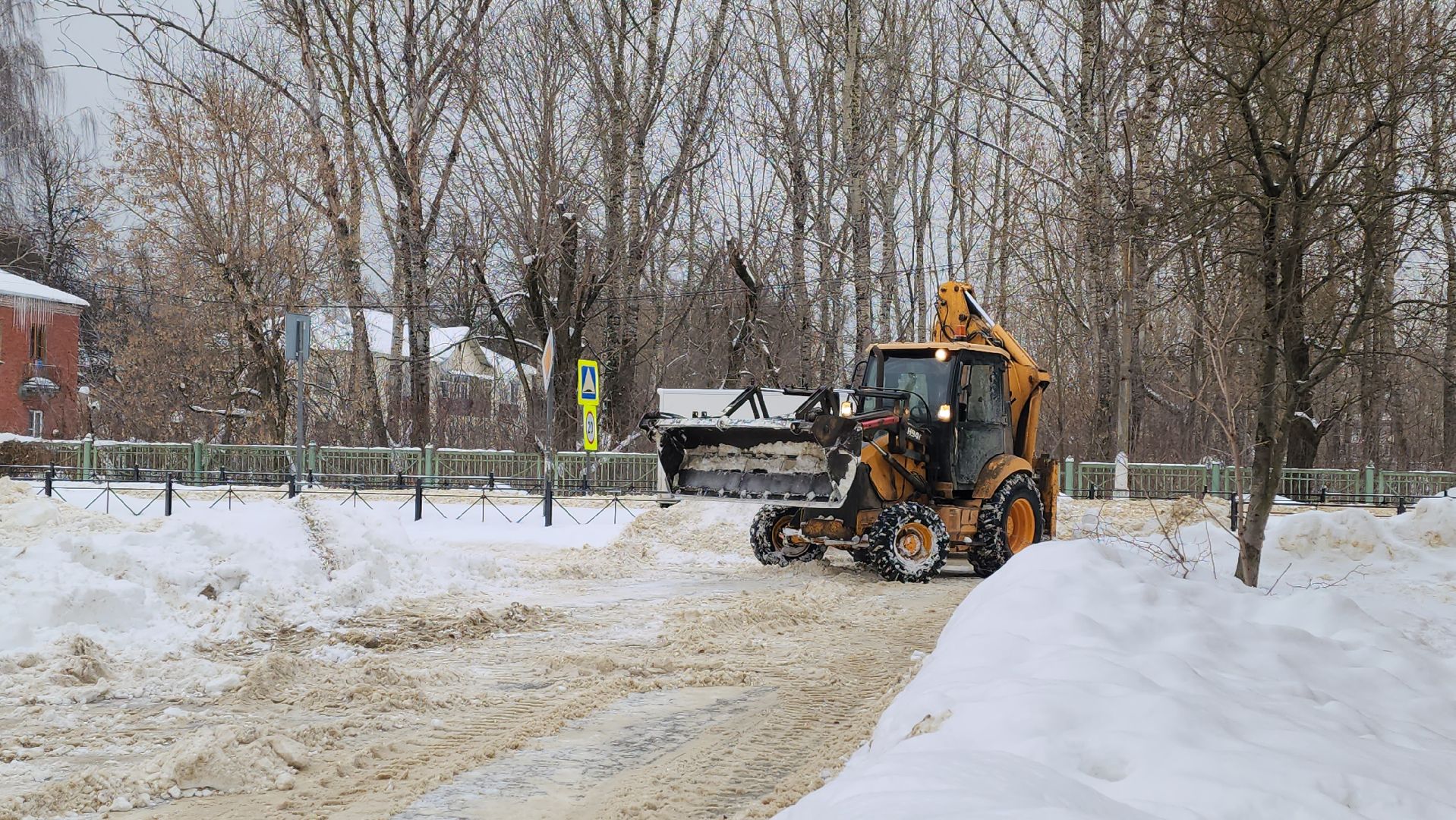 воскресенск, жкх, уборка снега, дворы, жители,