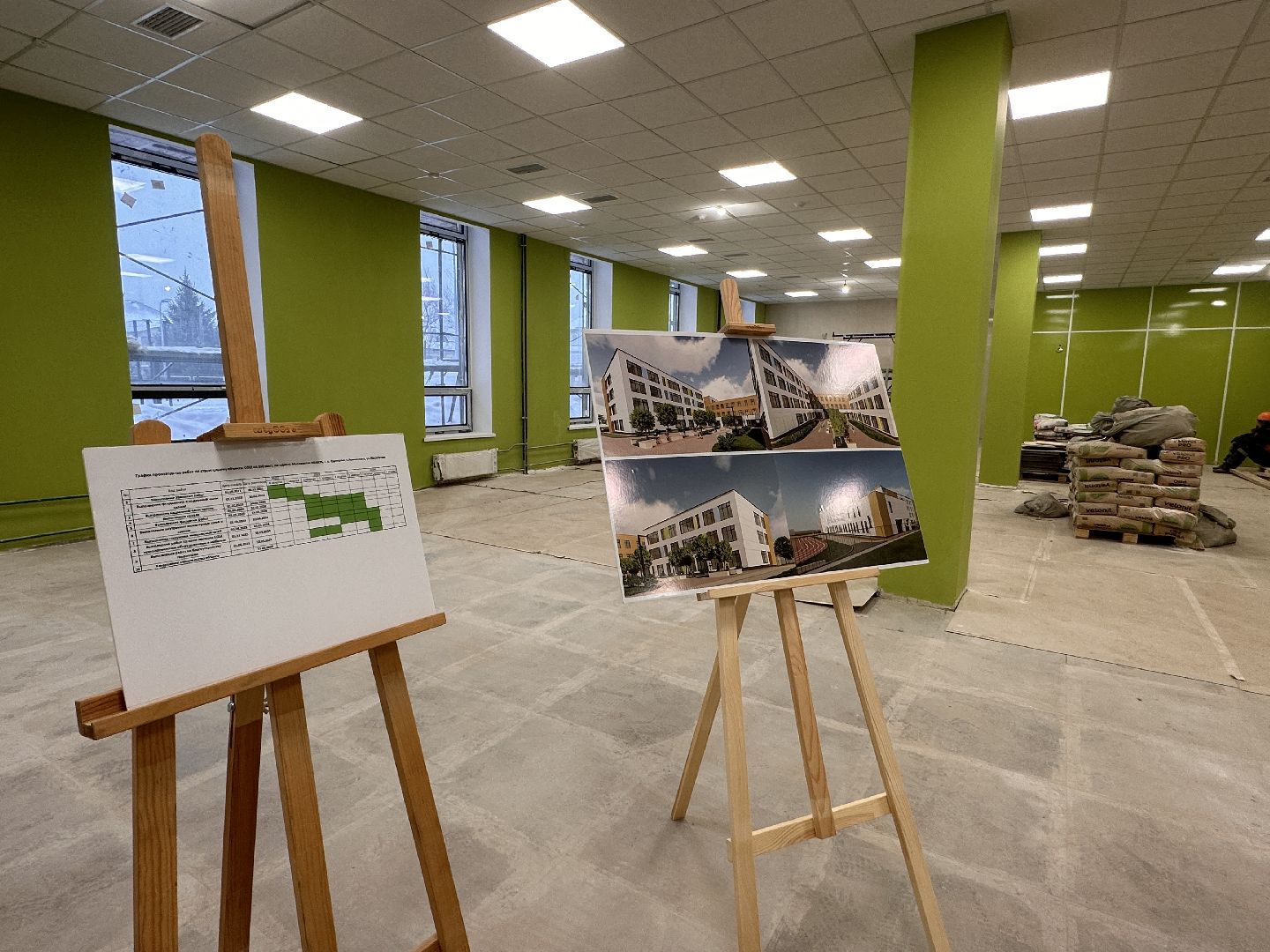 Немчиновка, Новая школа, Строительный блок,