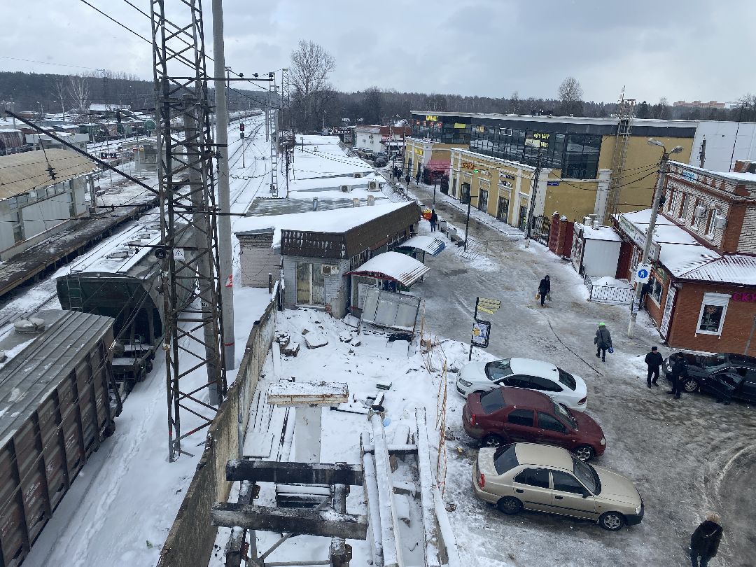 Голицыно, ремонт пешеходного моста, железнодорожная станция, Добродел