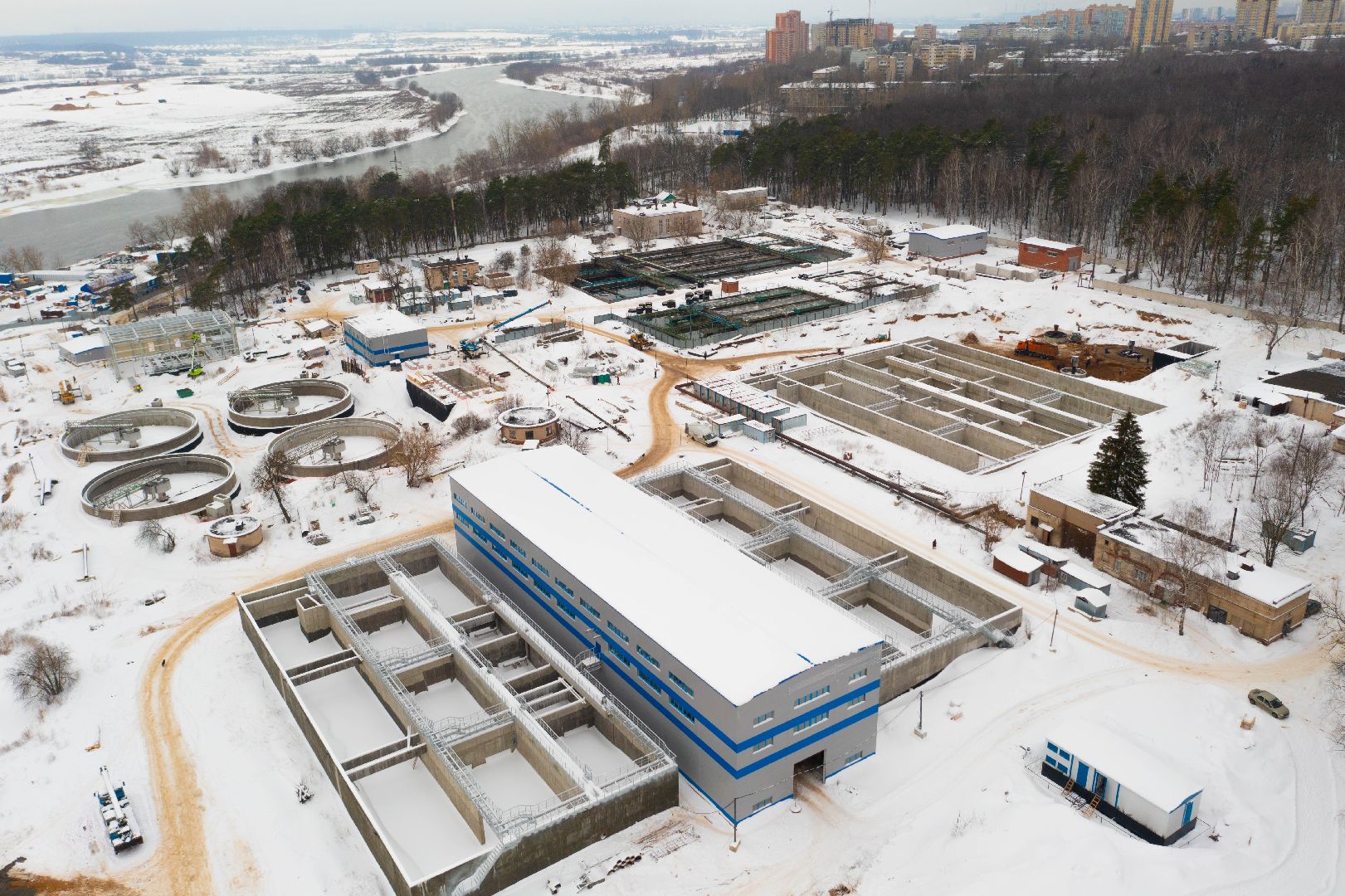 лыткарино, строительство, очистные сооружения, федеральный проект, национальный проект,