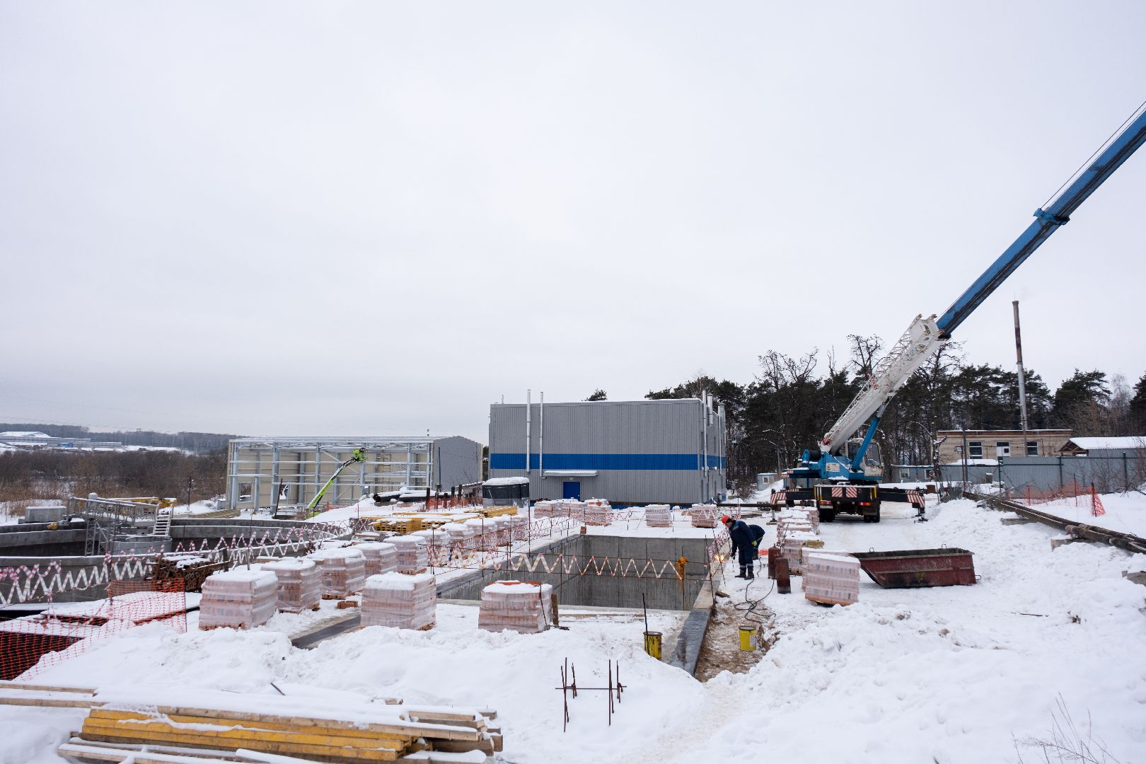 лыткарино, строительство, очистные сооружения, федеральный проект, национальный проект,