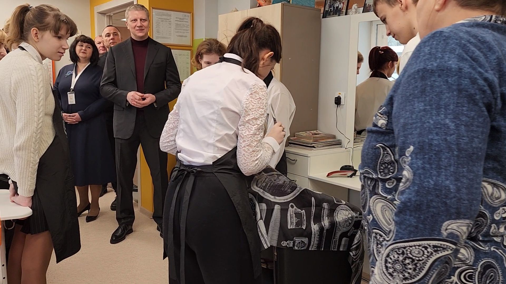 Одинцово, школа интернат имени фурагиной, парикмахер,