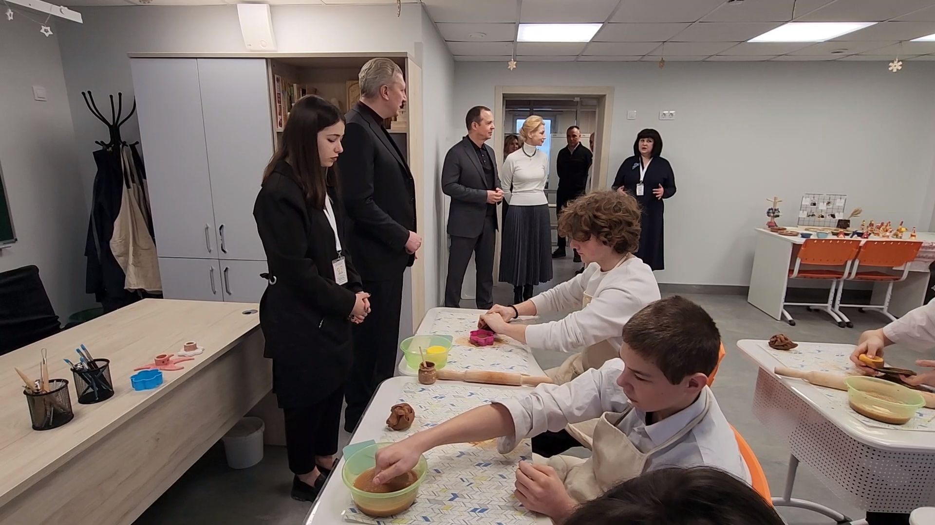 Одинцово, школа интернат имени фурагиной, картон, мастерская,