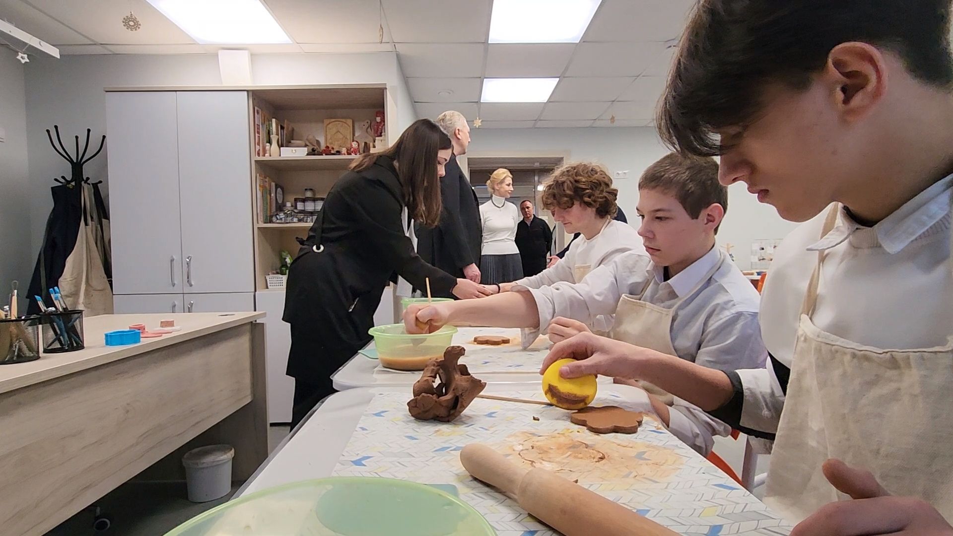 Одинцово, школа интернат имени фурагиной, картон, мастерская,