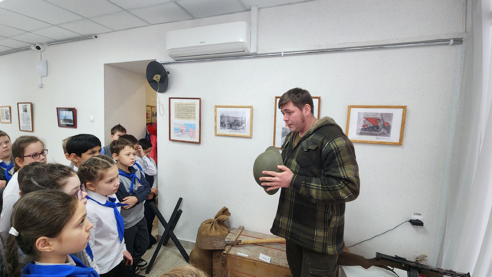 протвино, музей, снятие блокады, экспозиция, дети,