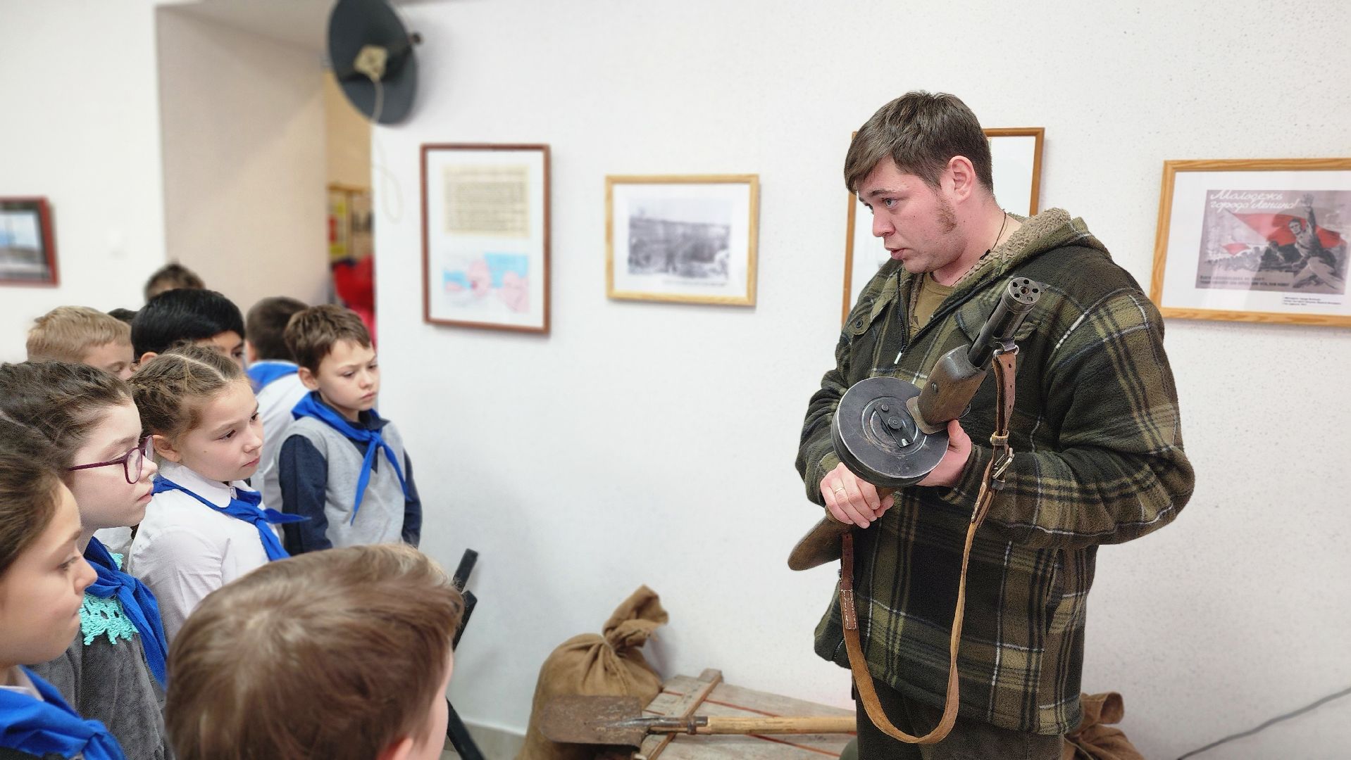 протвино, музей, снятие блокады, экспозиция, дети,