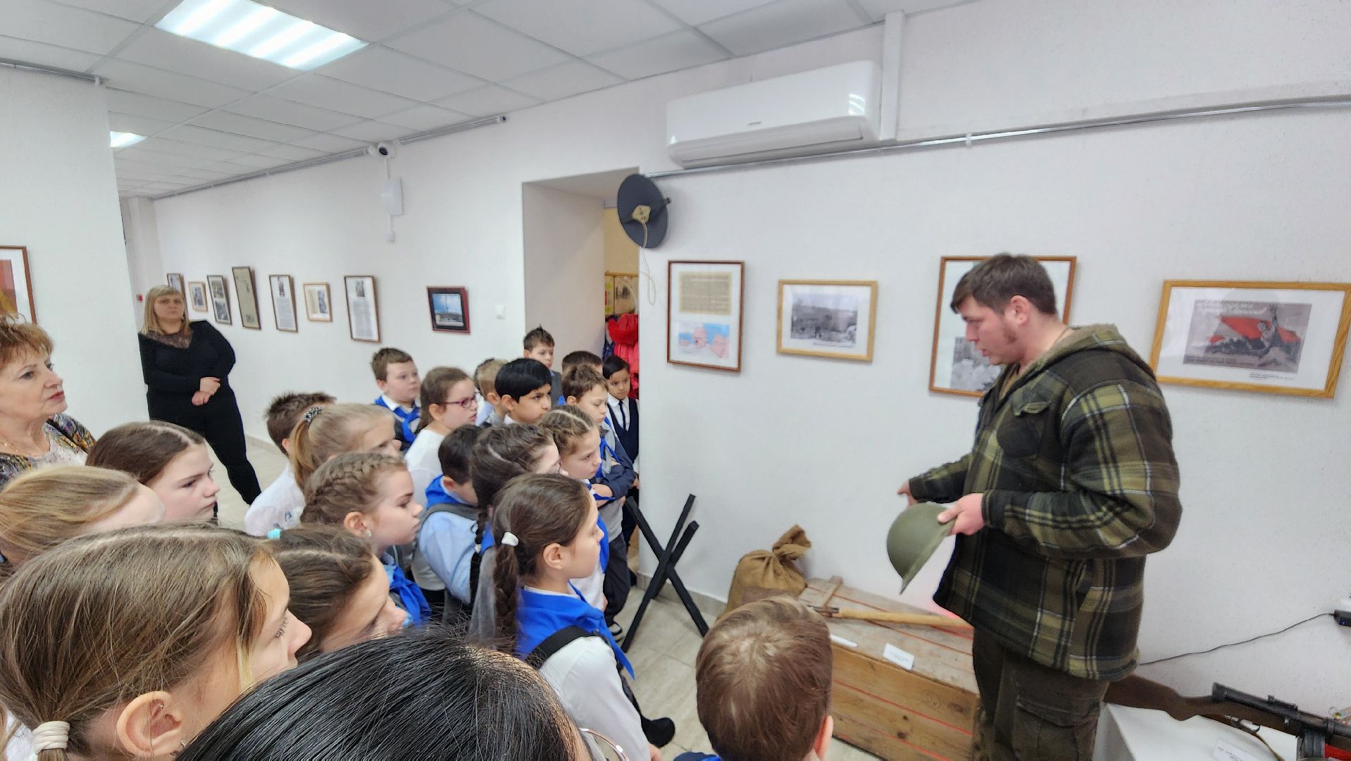 протвино, музей, снятие блокады, экспозиция, дети,