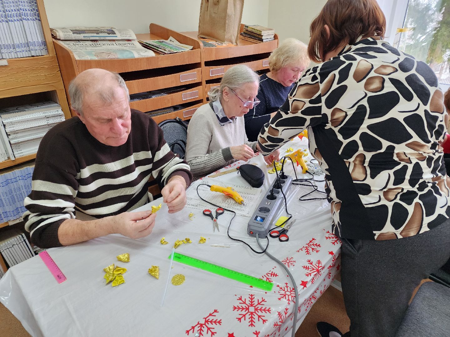 волоколамск, активное долголетие, долголеты, мастер класс, библиотека,