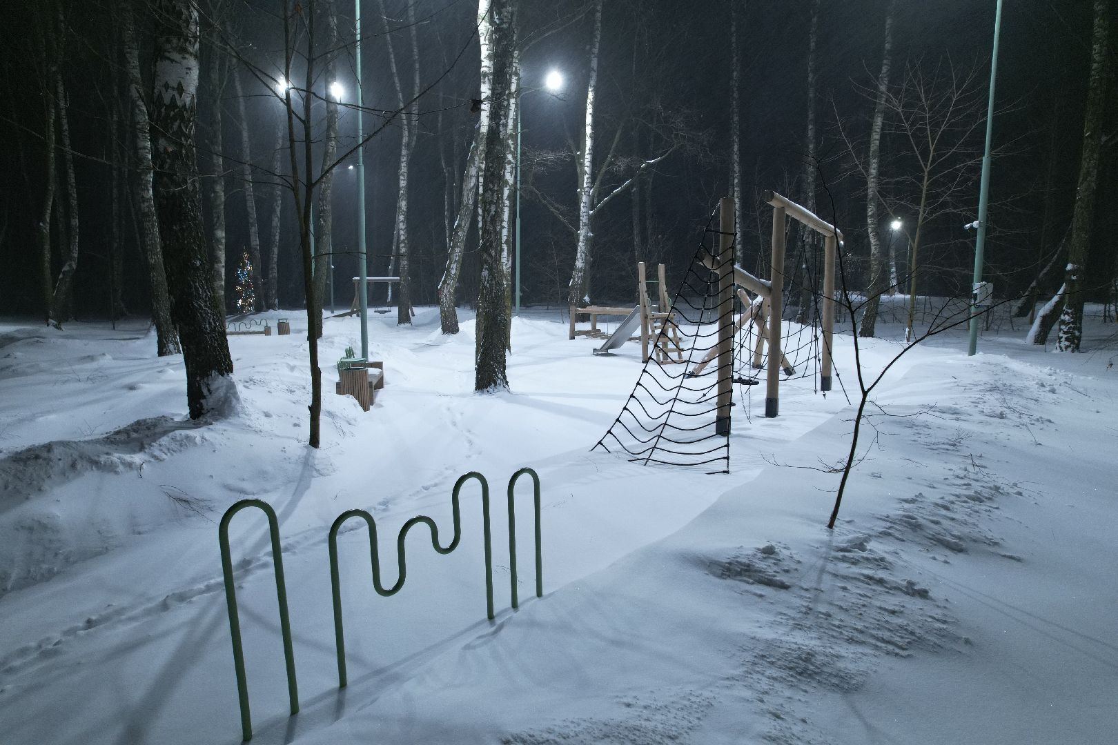 видео с коптера, домодедово, парк, благоустройство,