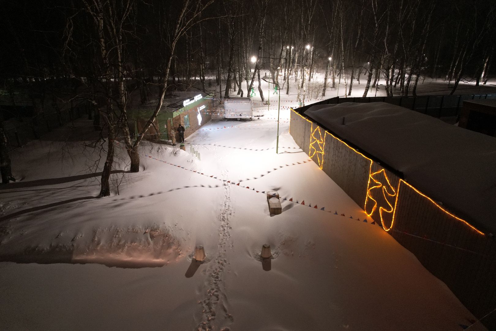 видео с коптера, домодедово, парк, благоустройство,