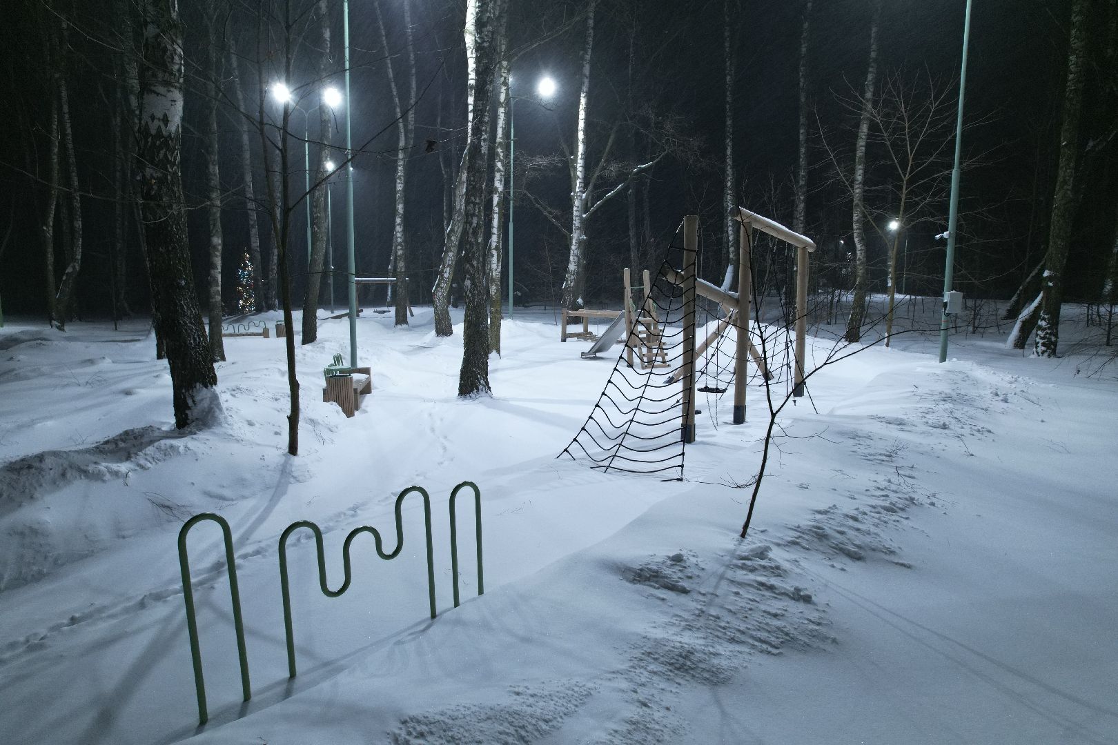 видео с коптера, домодедово, парк, благоустройство,