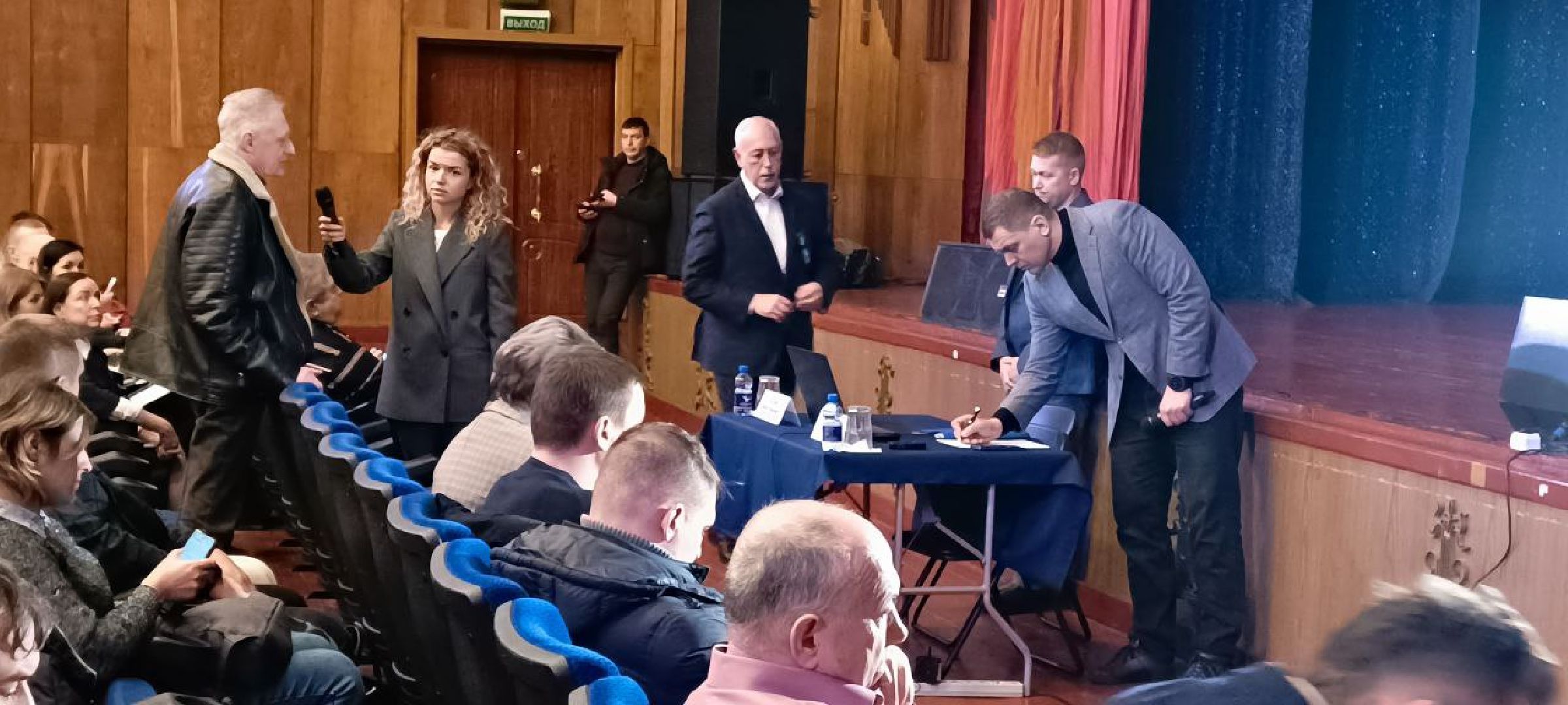 Дмитров, глава Дмитровского округа, Встреча с жителями,