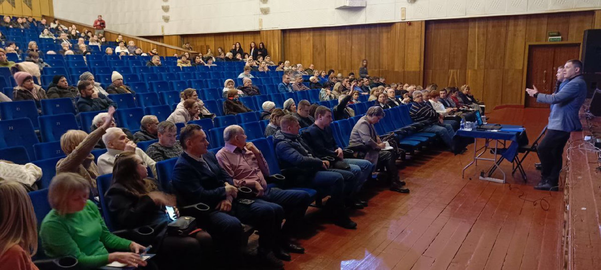 Дмитров, глава Дмитровского округа, Встреча с жителями,