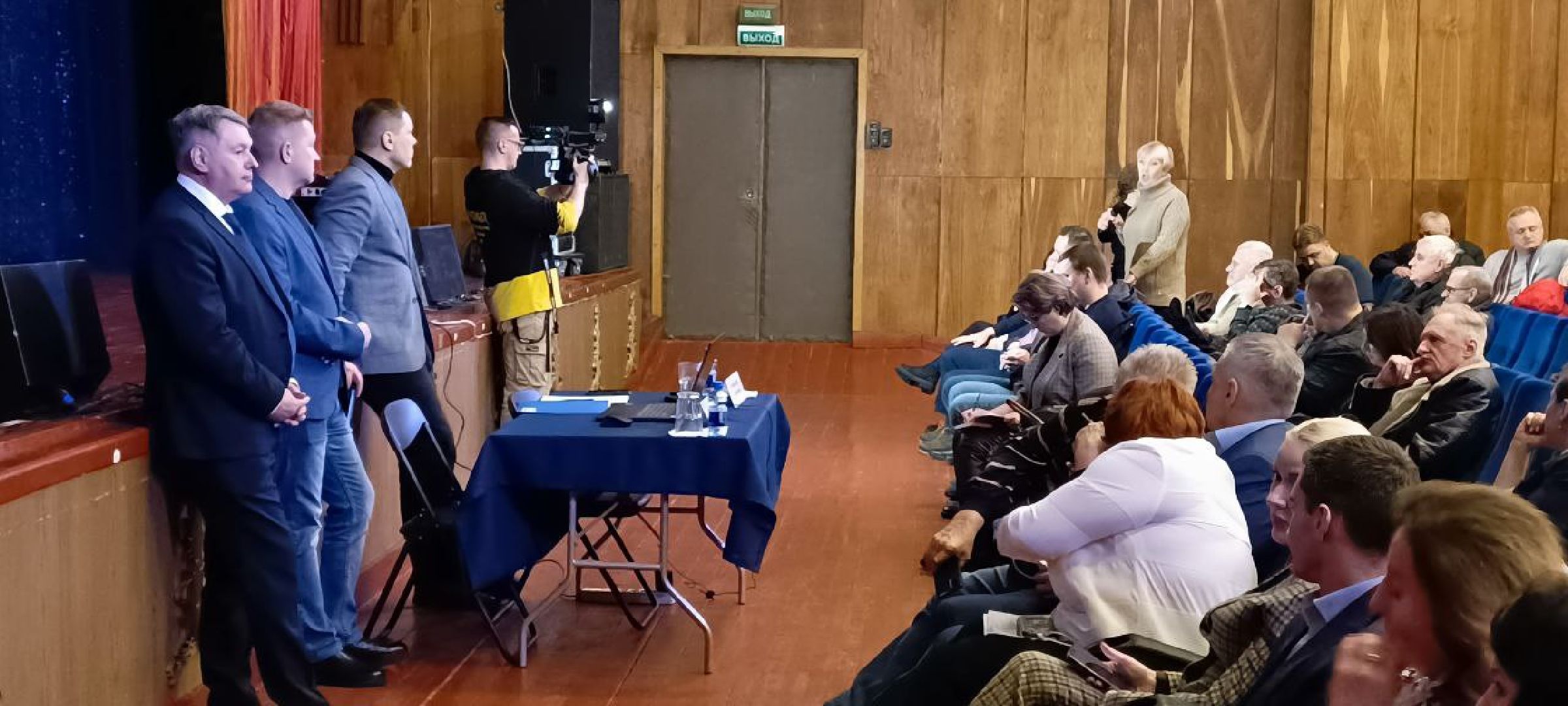 Дмитров, глава Дмитровского округа, Встреча с жителями,