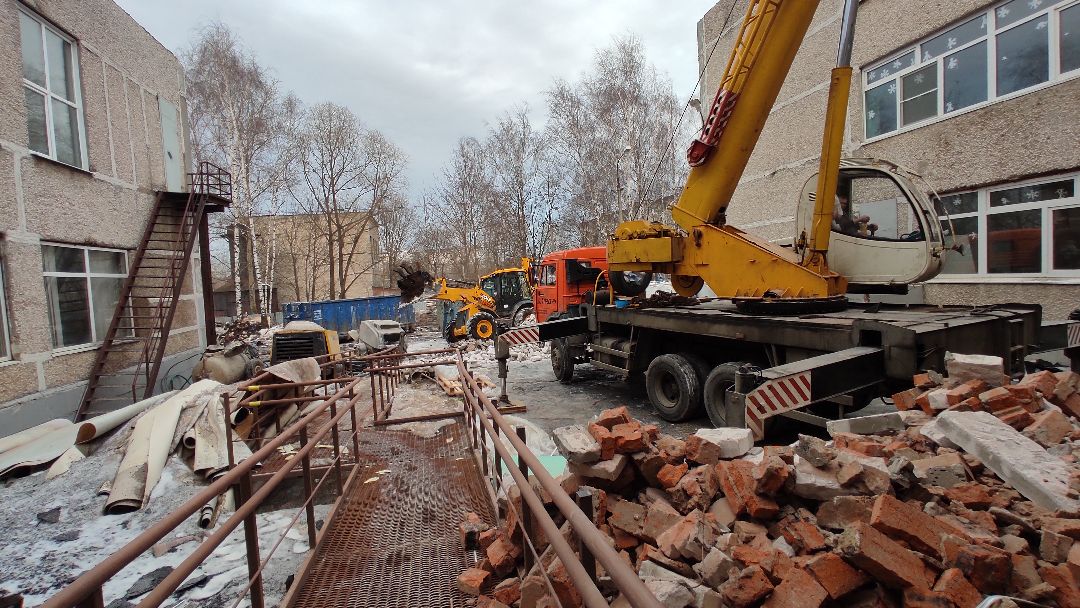 Лобня, капремонт, школа