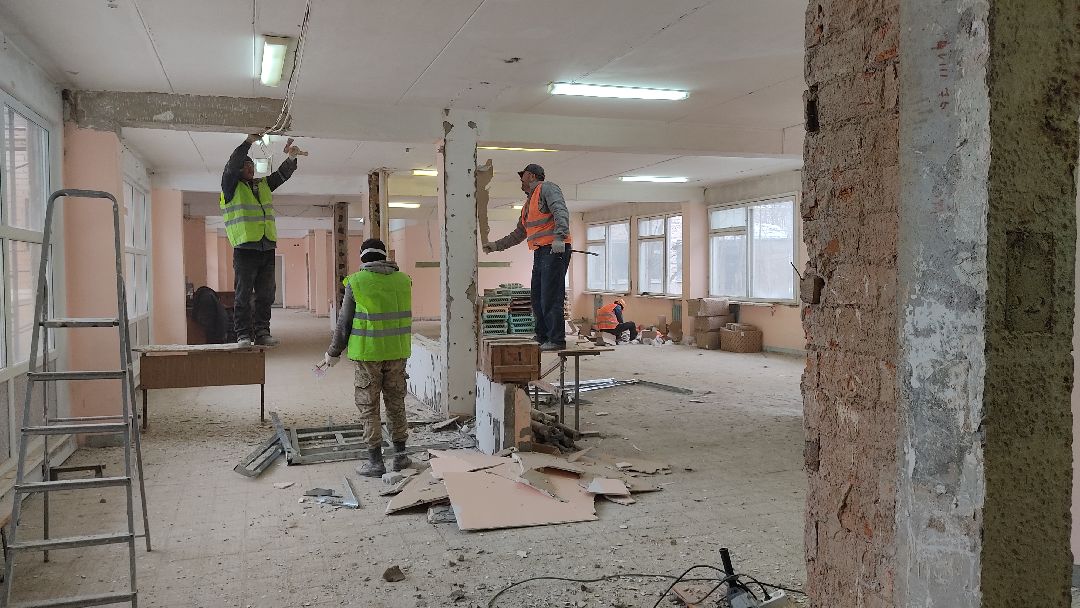 Лобня, капремонт, школа