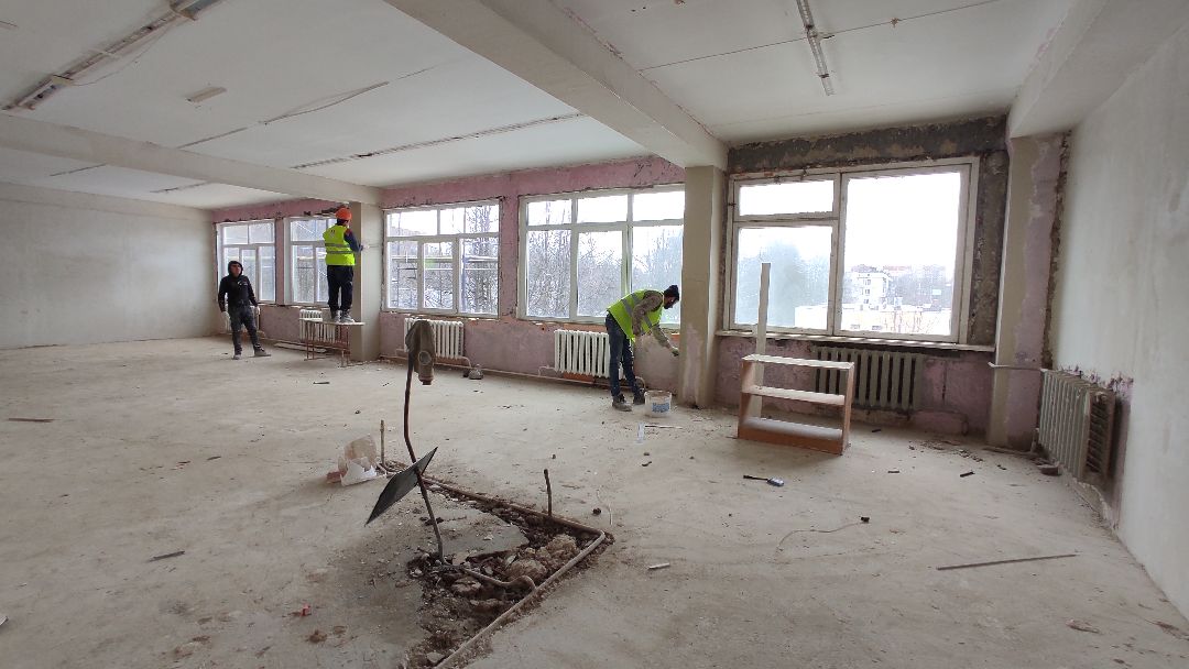 Лобня, капремонт, школа