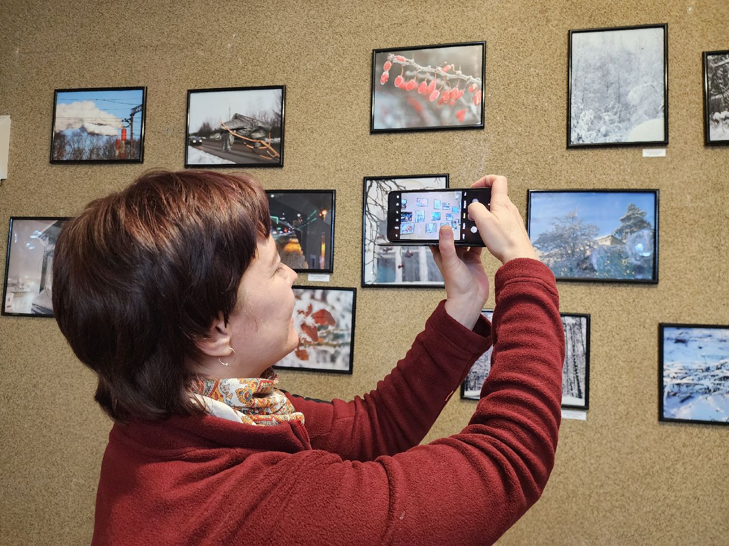 шатура, фотовыставка, зимние этюды, городской округ культура, культура подмосковья, нариманова,