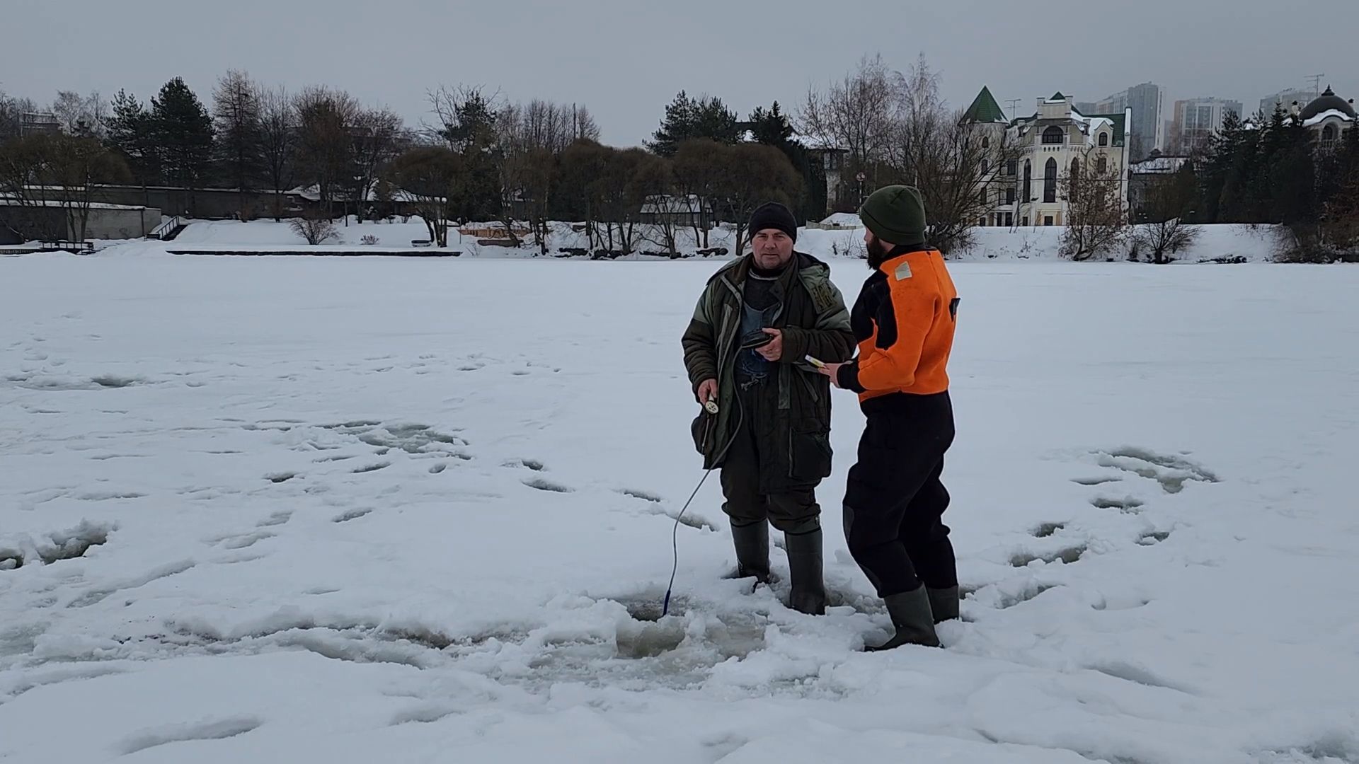 река, вода, лед, подледный лов, безопасность на воде, безопасность на льду, красногорск, мякинино,