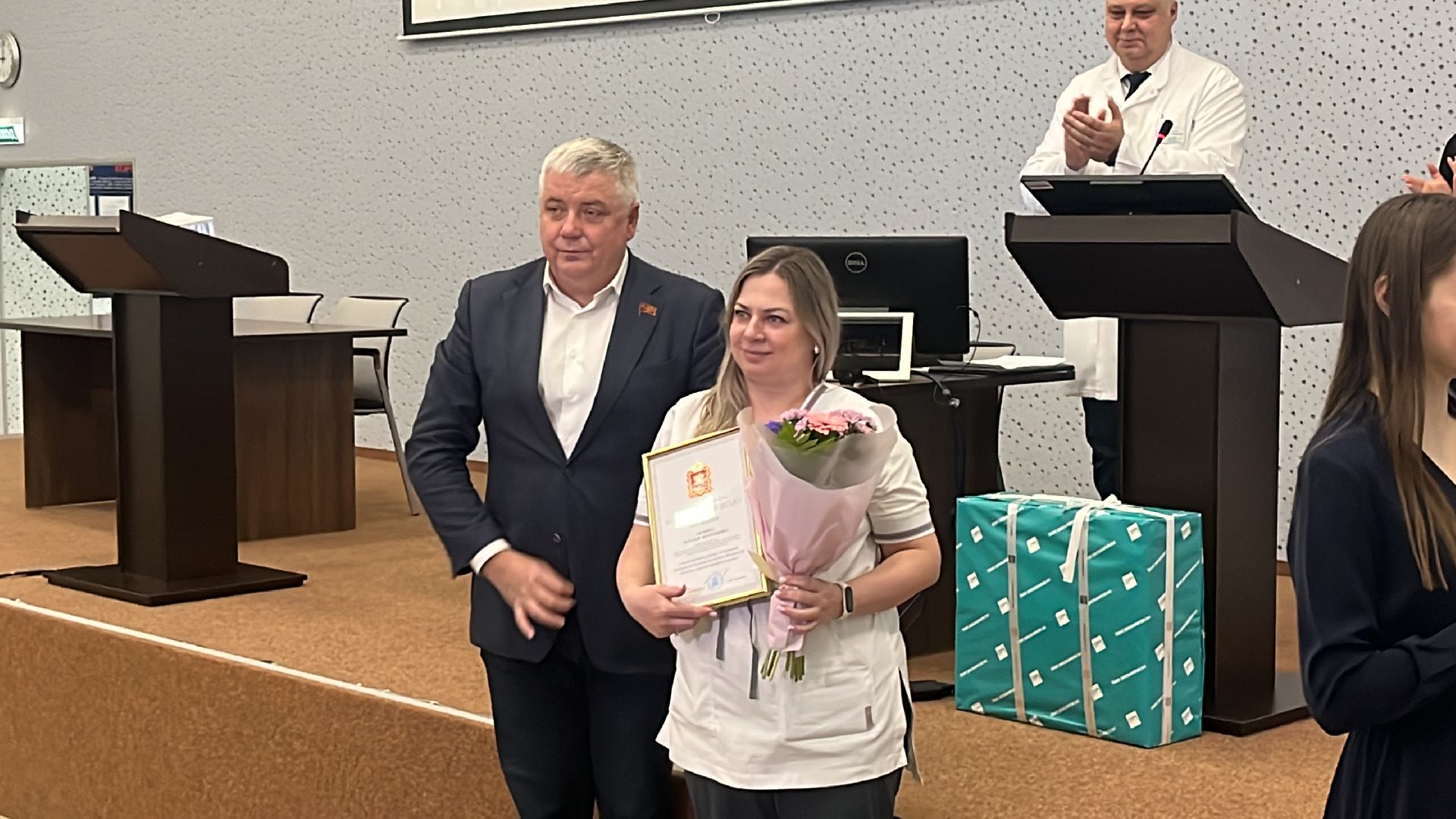 медицина, награждение, день борьбы с онкологическими заболеваниями, московский областной онкодиспансер, врачи московской области,