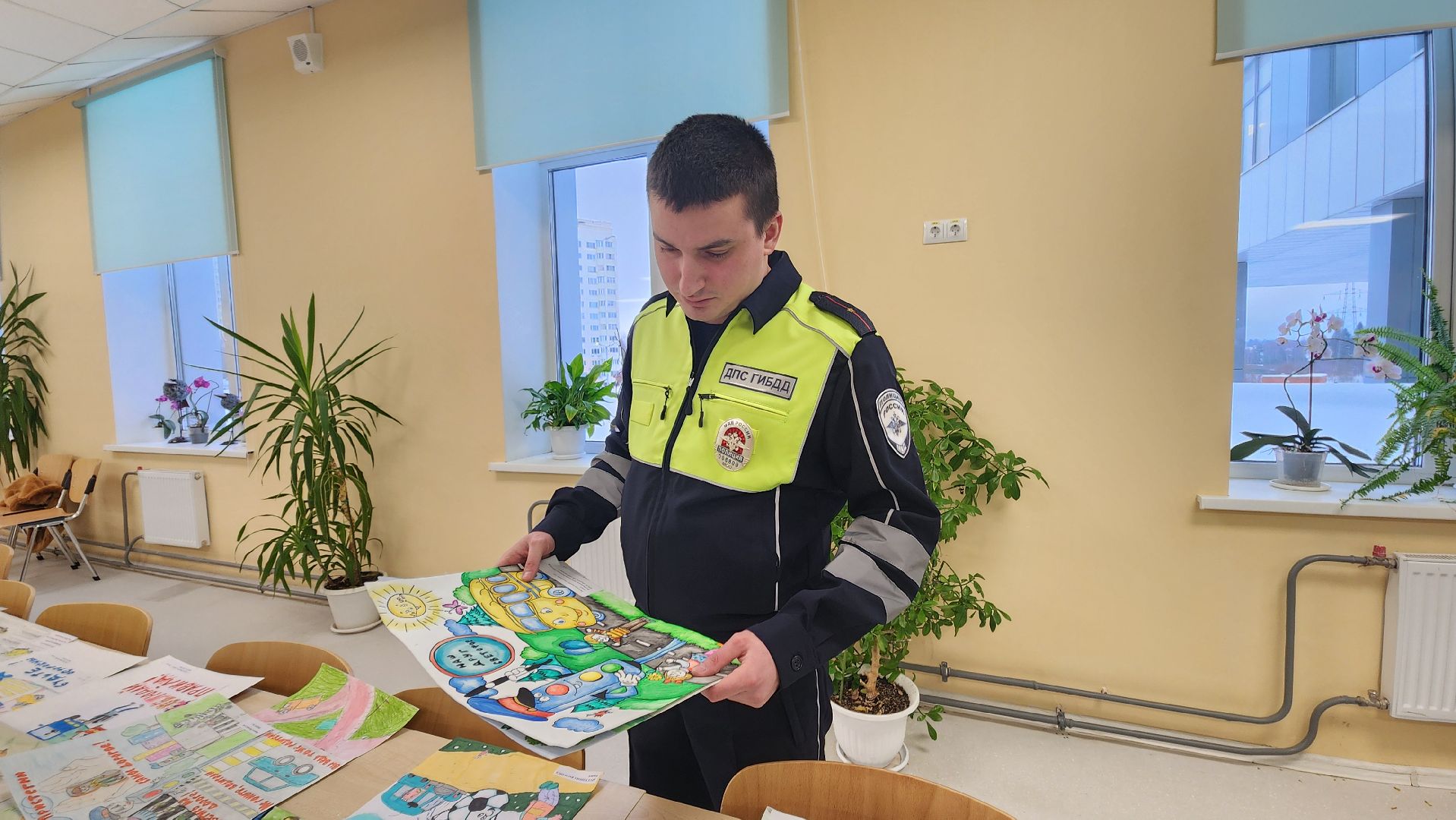 Солнечногорск, общество, рисунки, ГАИ, Безопасное движение,