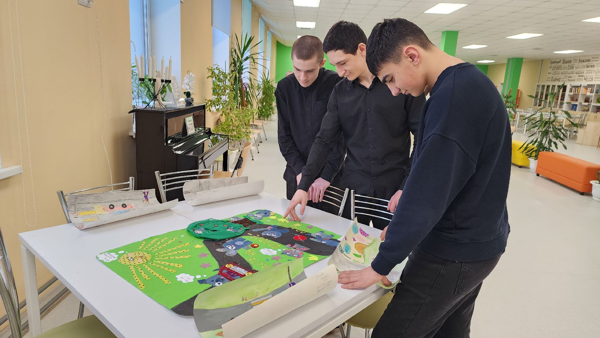 Солнечногорск, общество, рисунки, ГАИ, Безопасное движение,