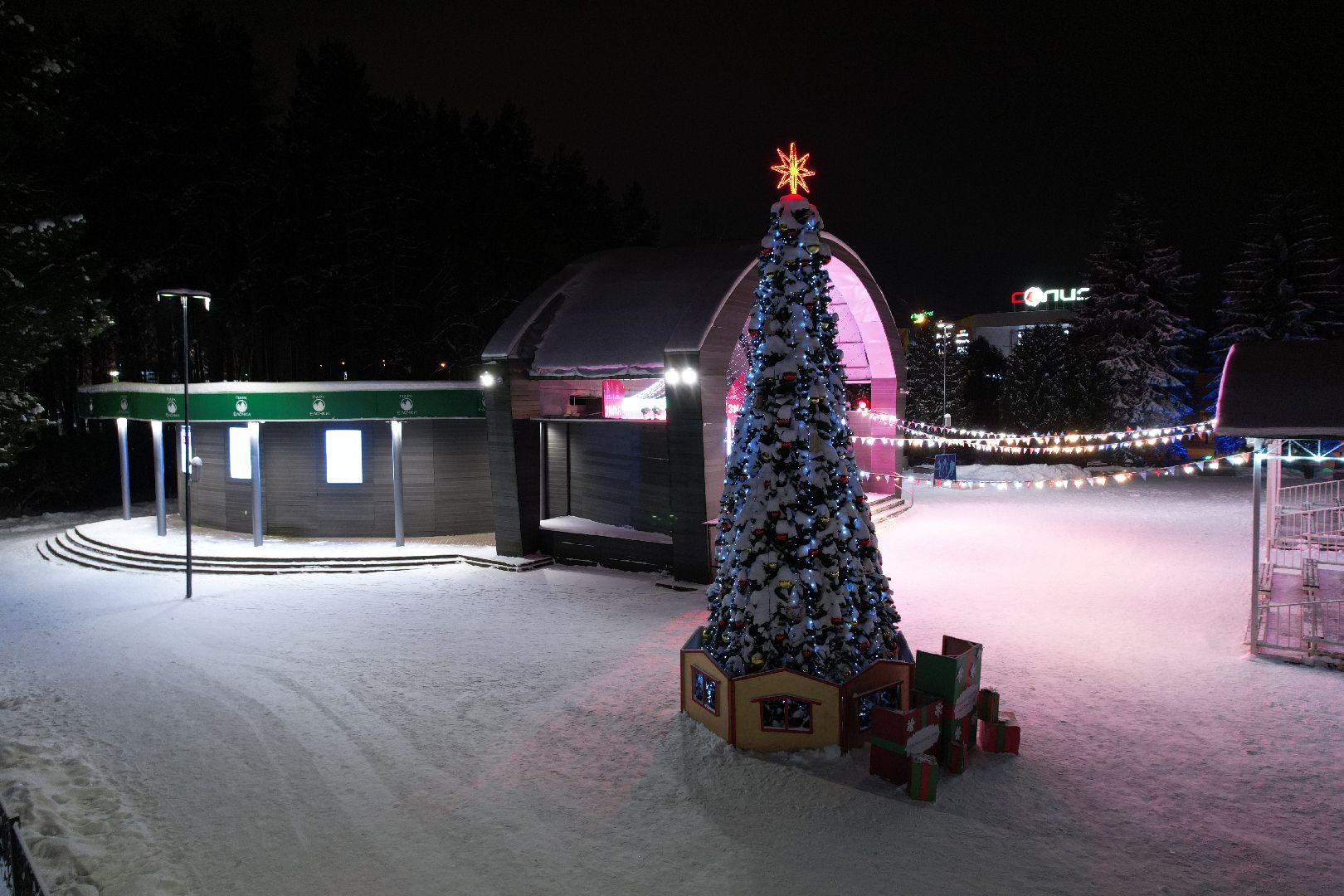 видео с коптера, домодедово, парк, благоустройство,