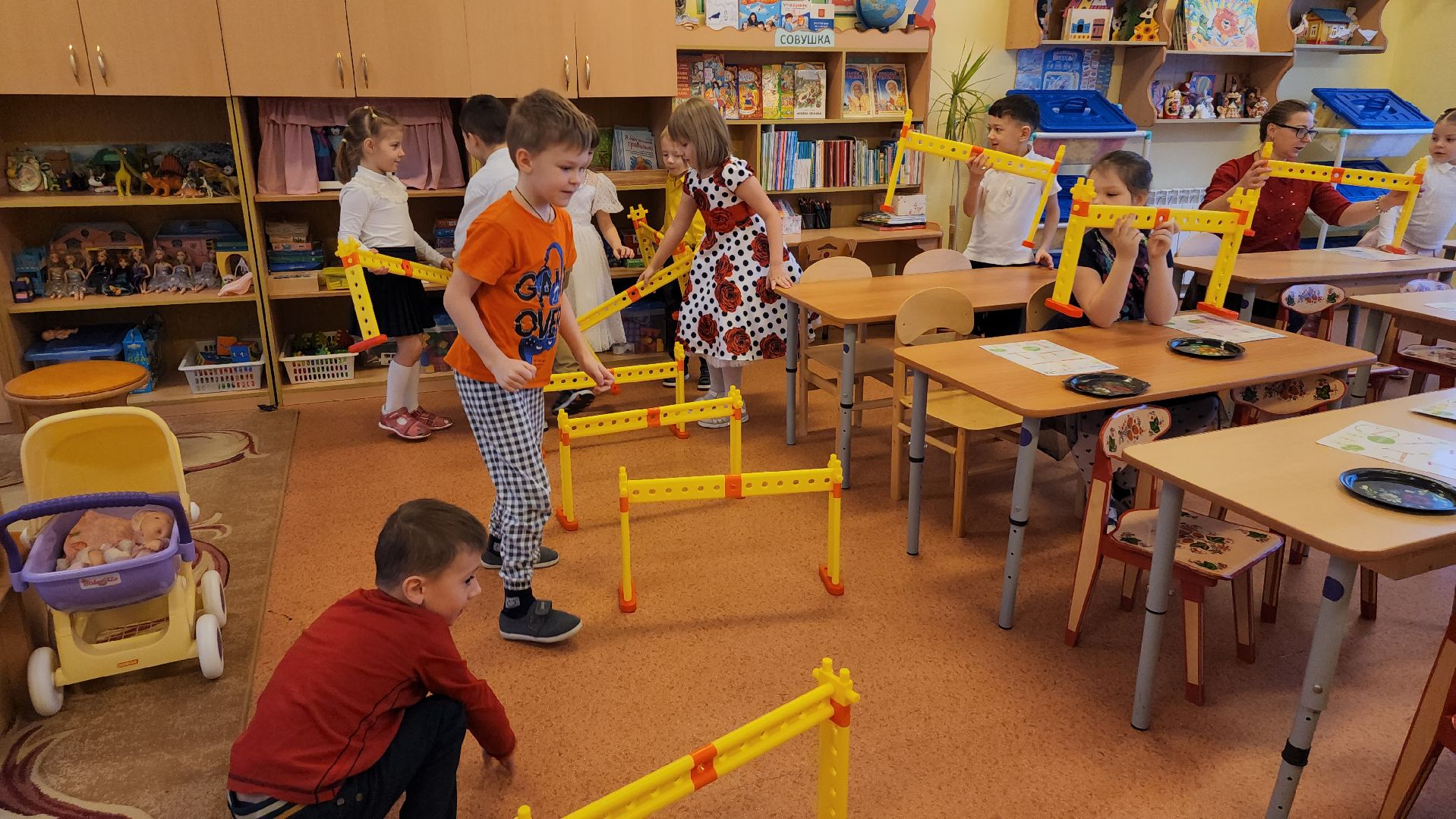 серпухов, деревня васильевское, детский сад василек, конструктор, грант,