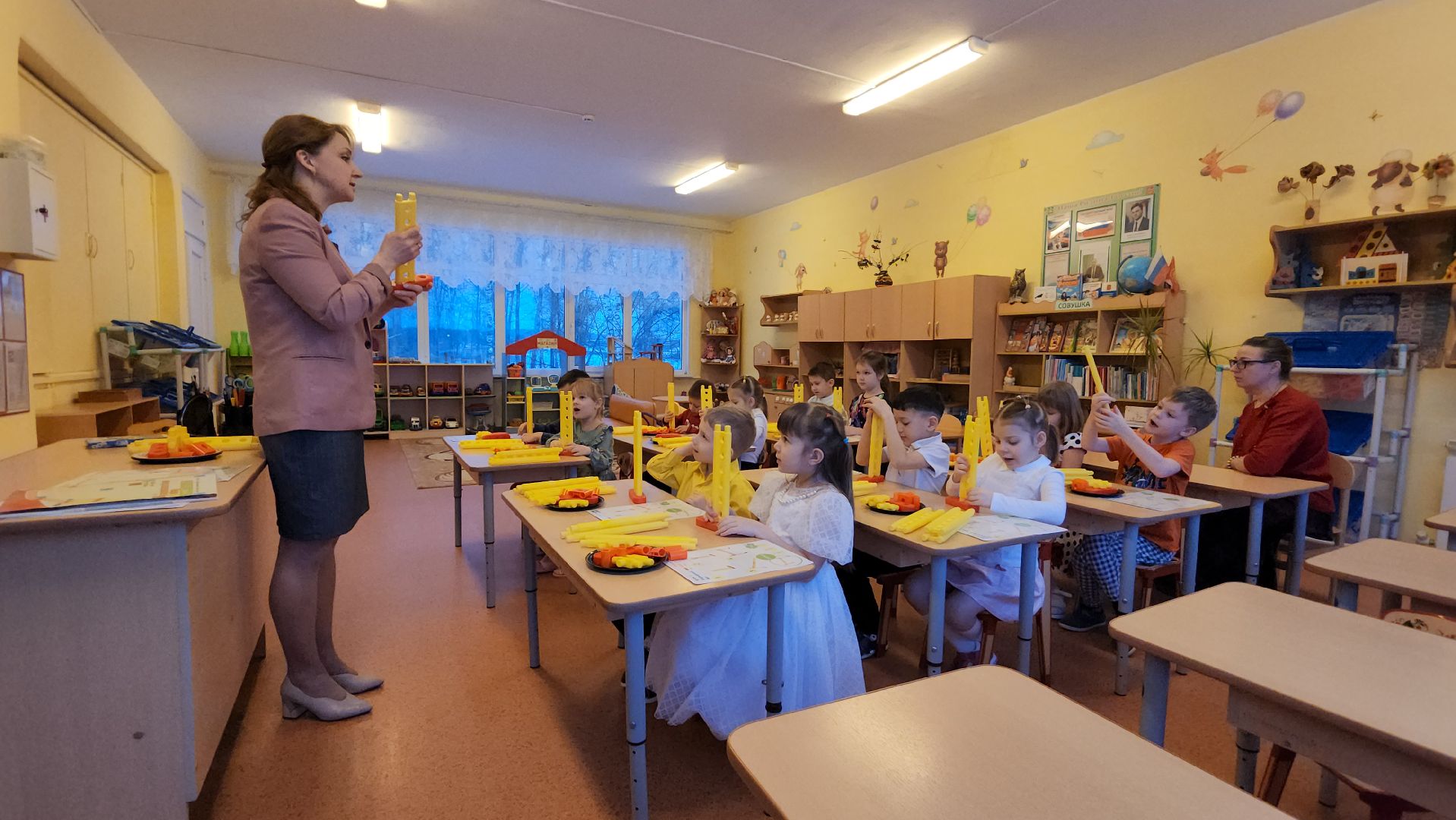 серпухов, деревня васильевское, детский сад василек, конструктор, грант,