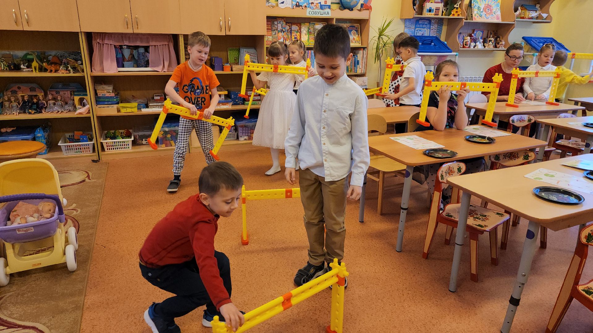 серпухов, деревня васильевское, детский сад василек, конструктор, грант,