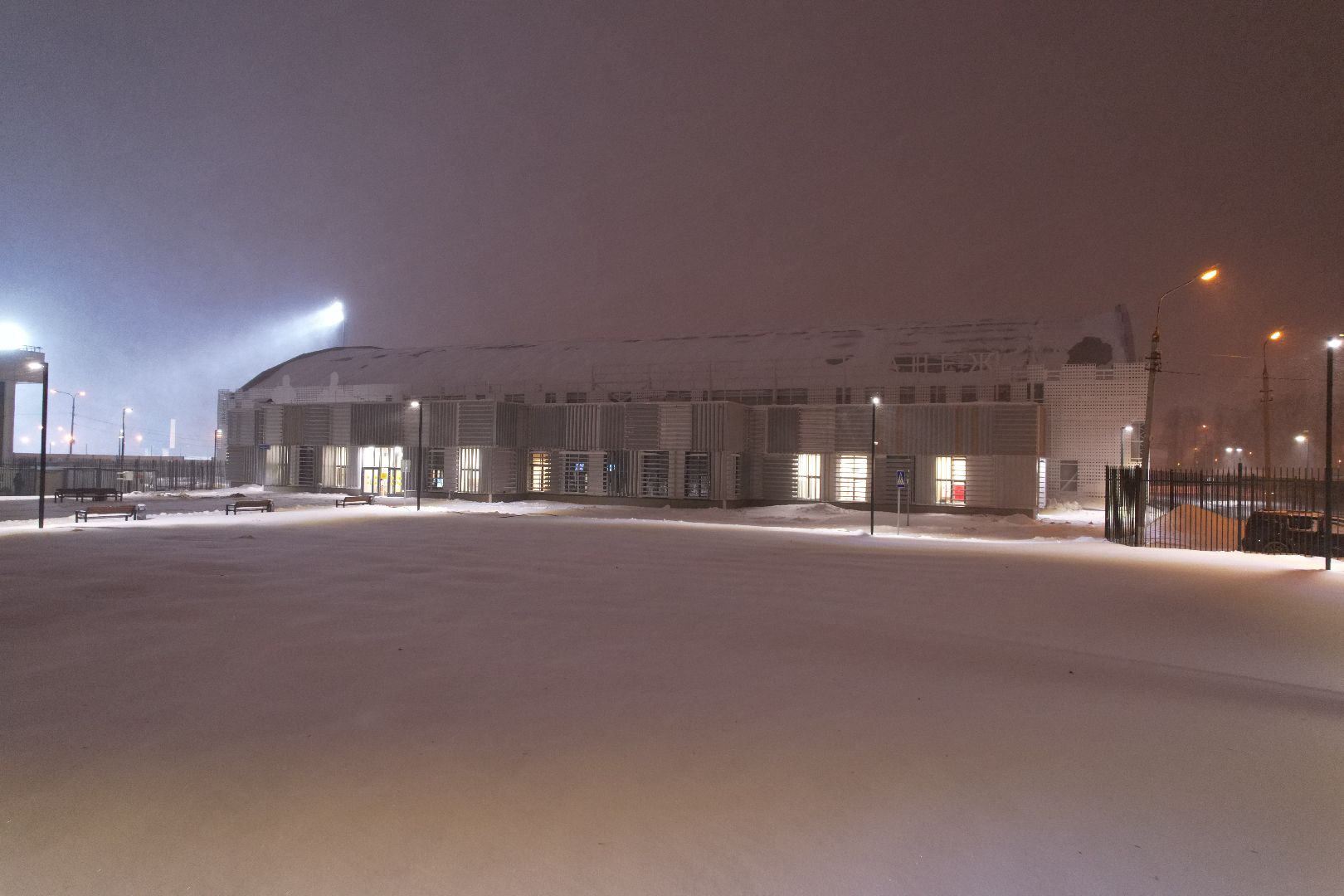 видео с коптера, Домодедово, фунбол, манеж,