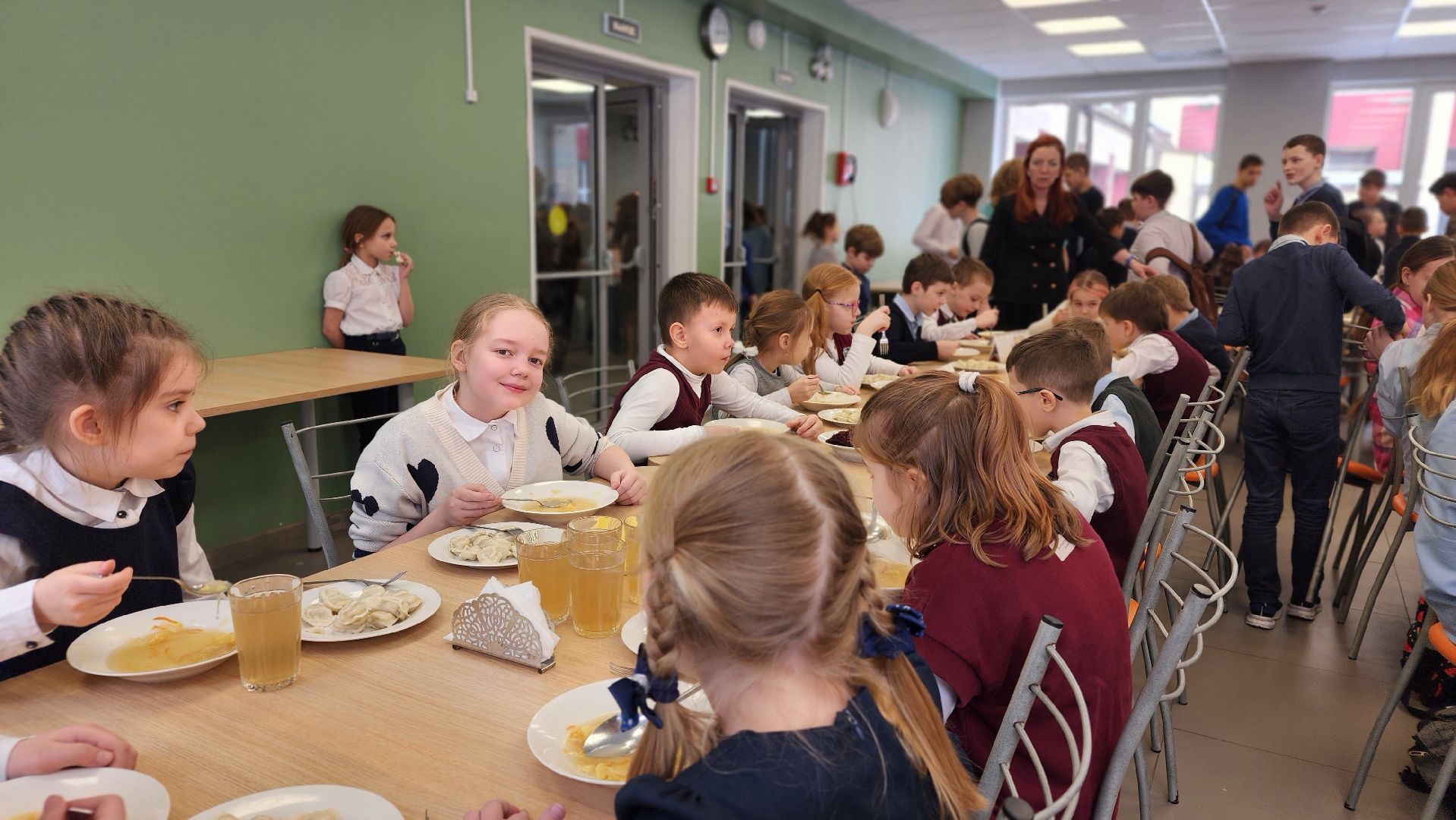питание в школе, пищеблок, протвино, лицей, дети,