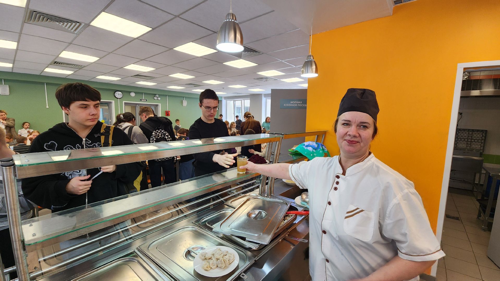 питание в школе, пищеблок, протвино, лицей, дети,