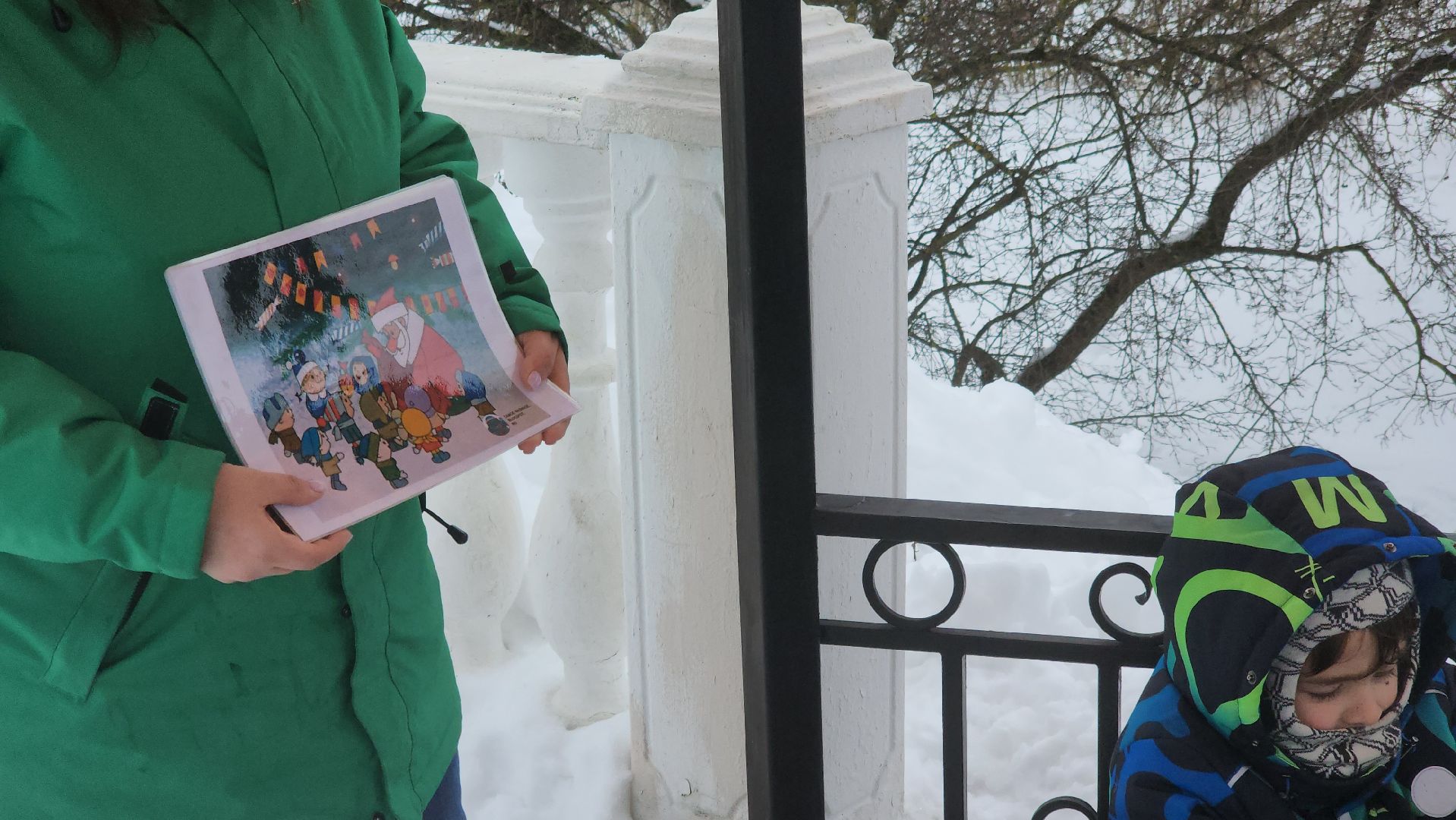 Долгопрудный, парки, дети, мини-лыжи, интерактив,