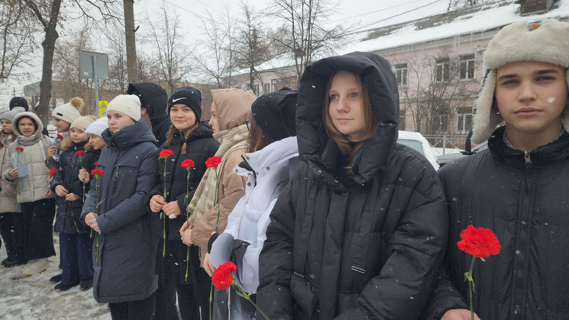 шатура, митинг, вов, сталинградская битва, вечный огонь, митинг памяти,