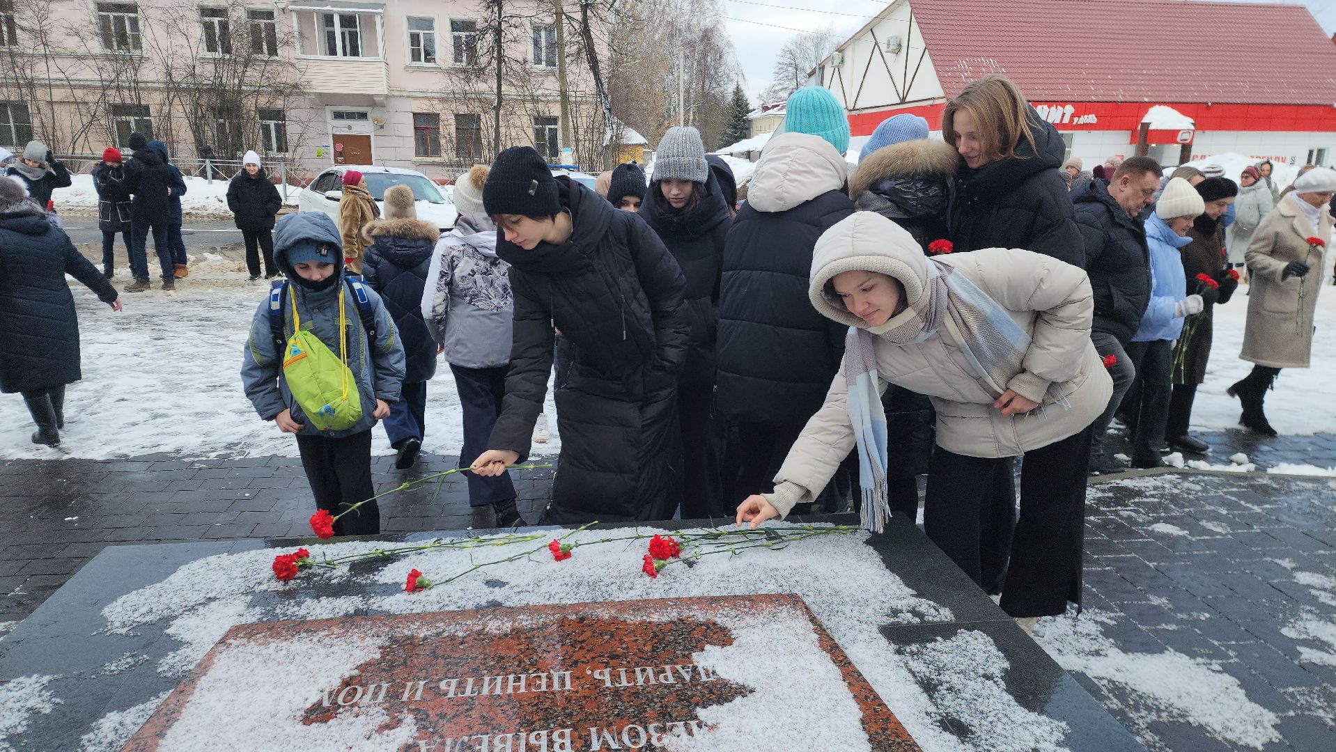 шатура, митинг, вов, сталинградская битва, вечный огонь, митинг памяти,