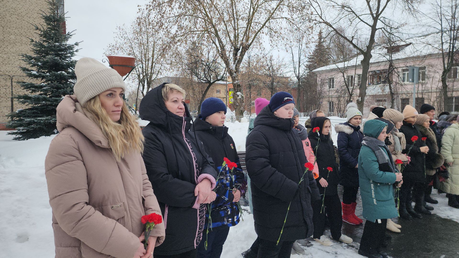 шатура, митинг, вов, сталинградская битва, вечный огонь, митинг памяти,