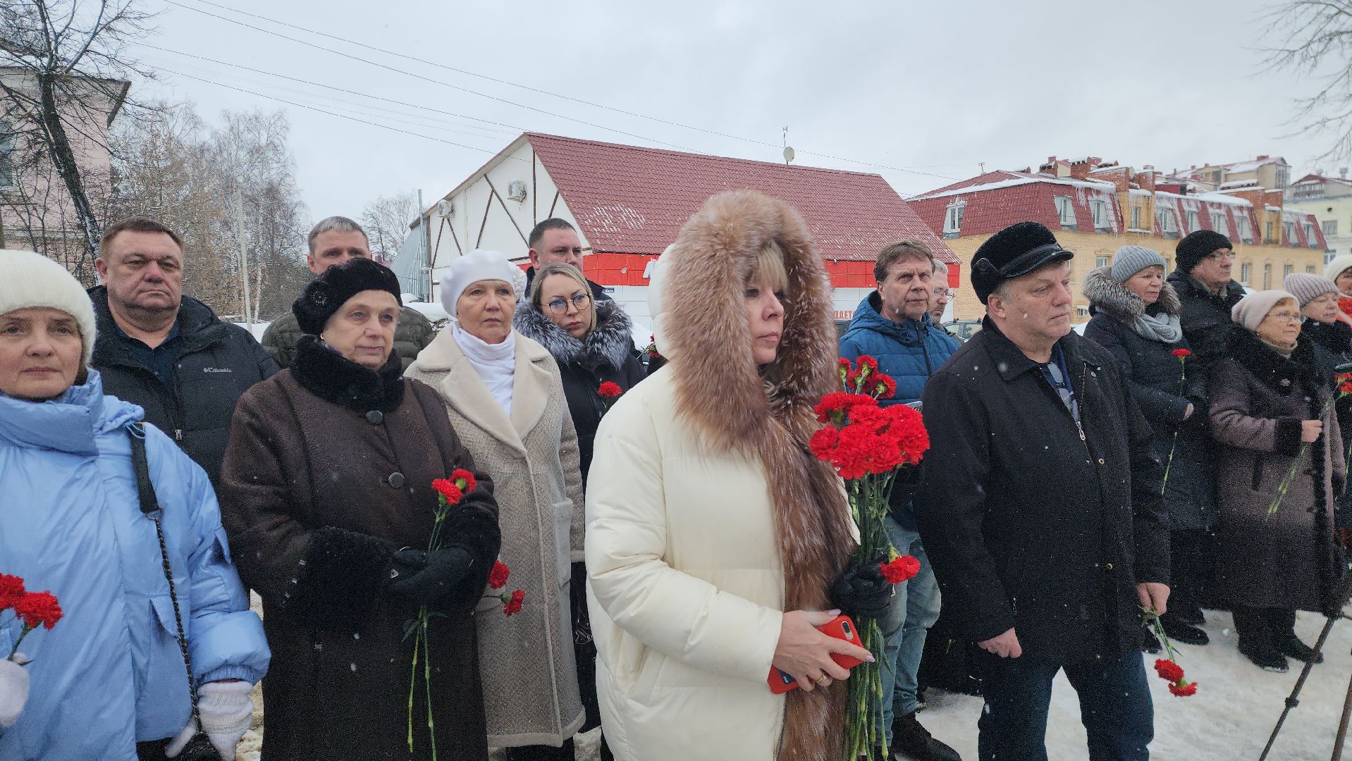 шатура, митинг, вов, сталинградская битва, вечный огонь, митинг памяти,