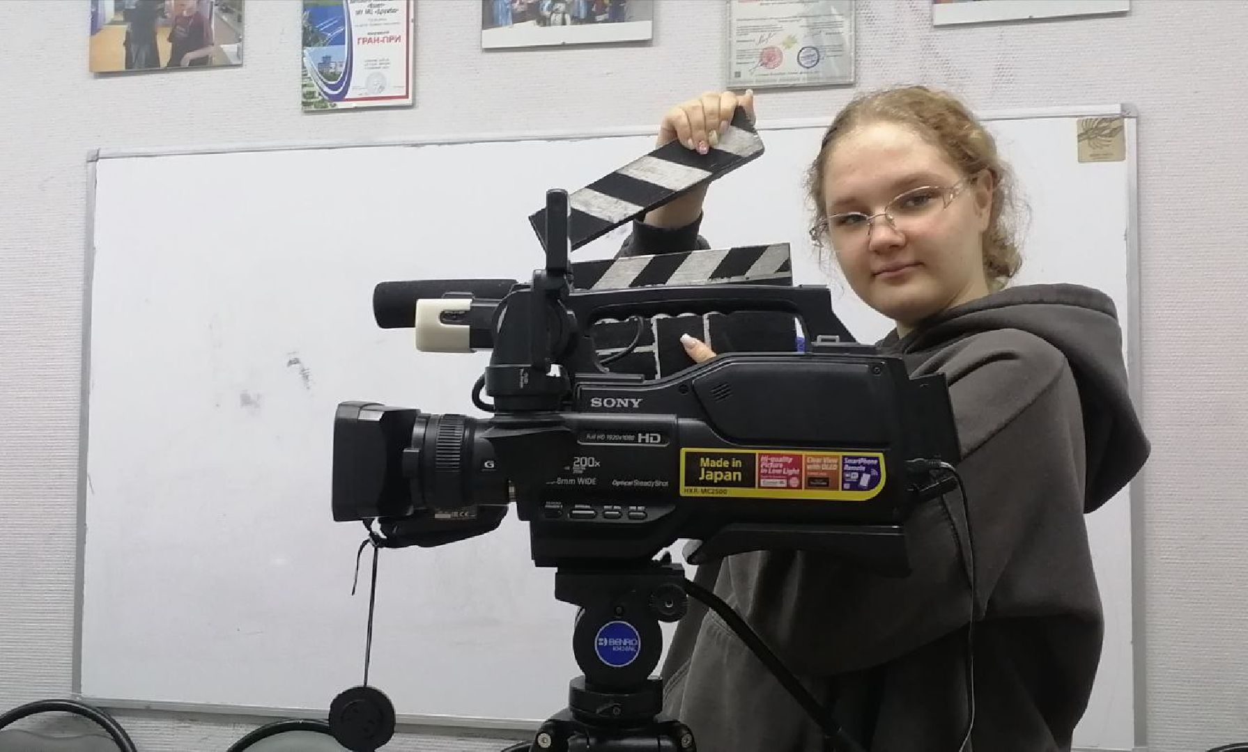 детское телевидение Взлет, подарок, оборудование, хромакей, юнкор, Молодежный центр Дружба, Луговская,