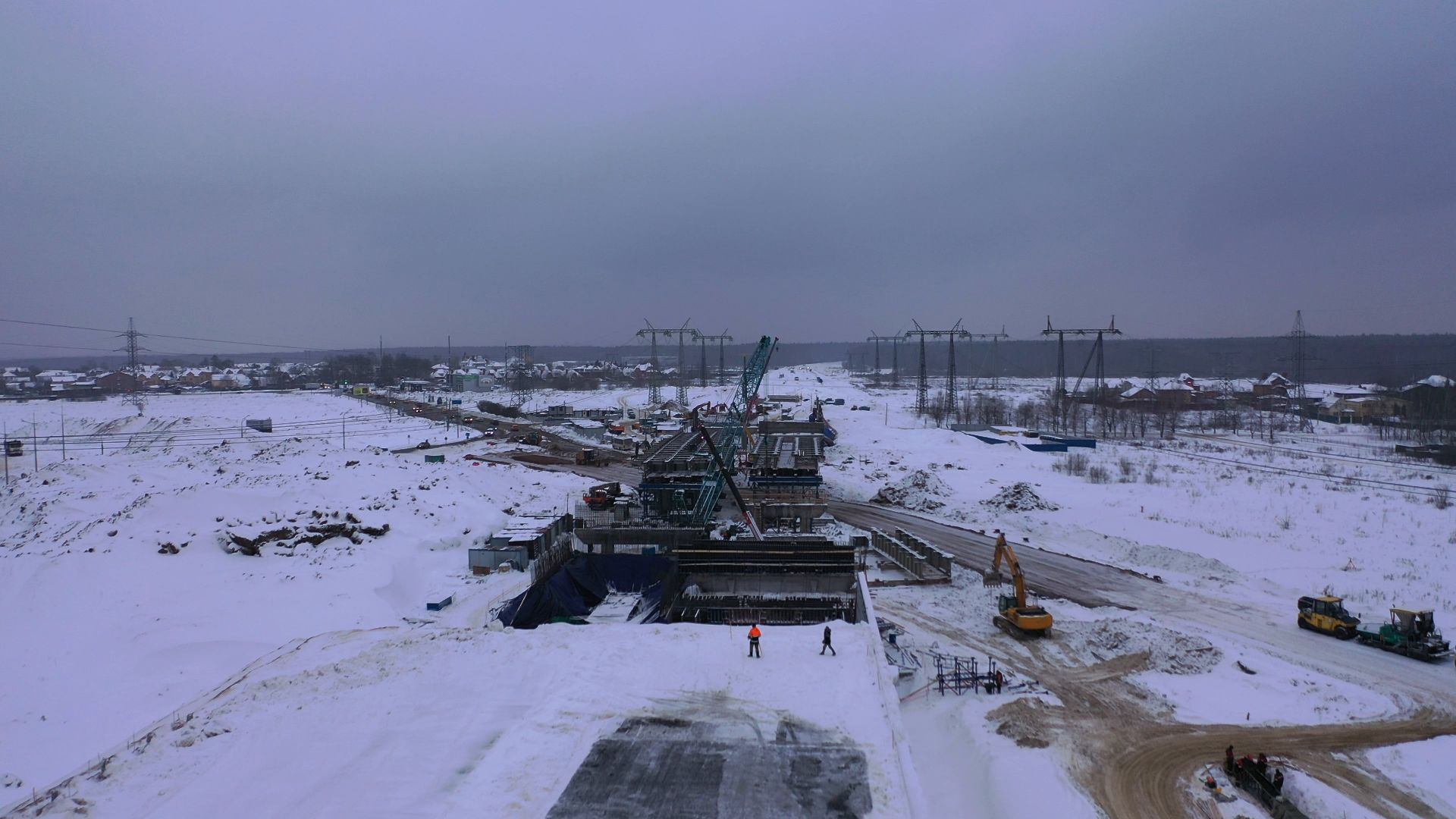 видео с коптера, мытищи, трасса,