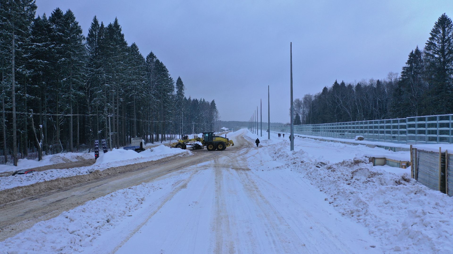 видео с коптера, мытищи, трасса,