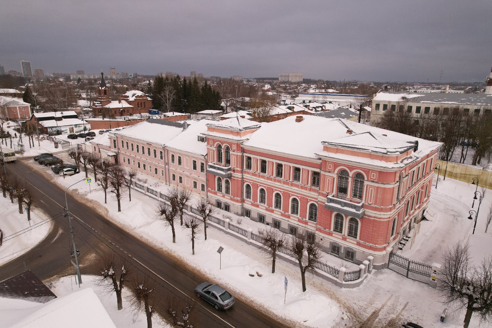 музей, серпухов, видео с коптера,