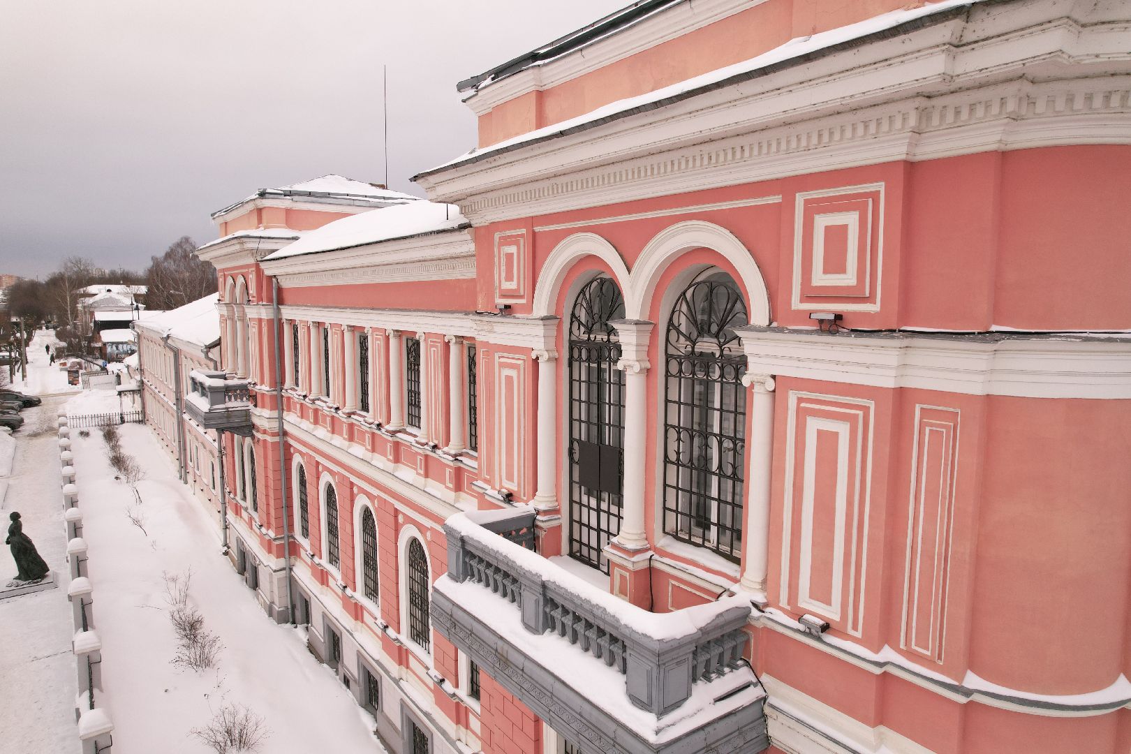 музей, серпухов, видео с коптера,