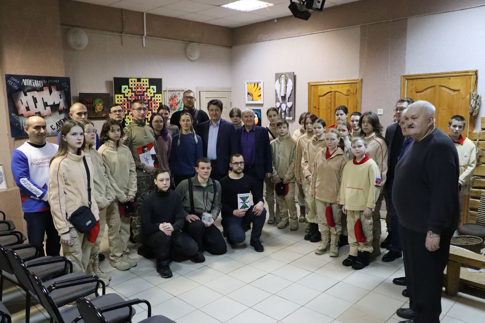 Линия жизни, Серебряные Пруды, лыжники, волонтеры, юнармейцы, патриотизм, ВОв,