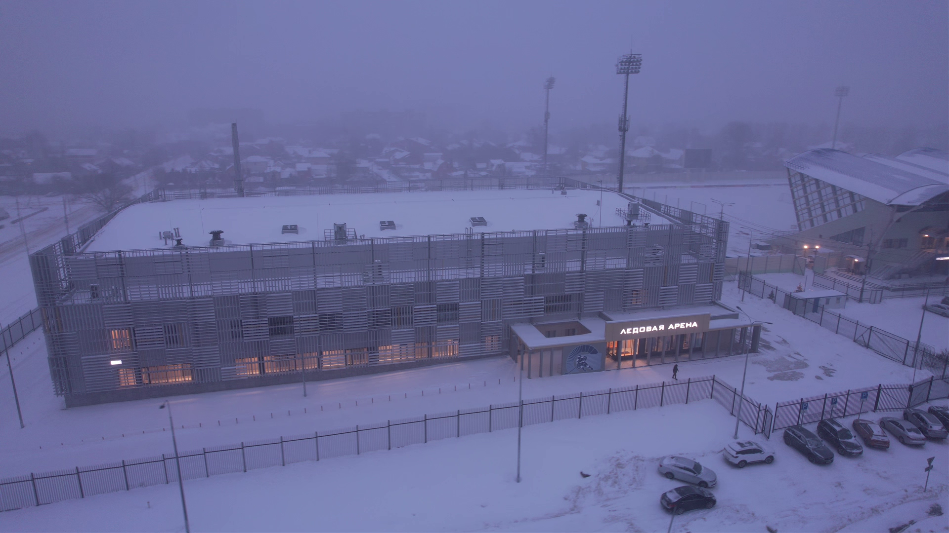 видео с коптера, домодедово, каток,