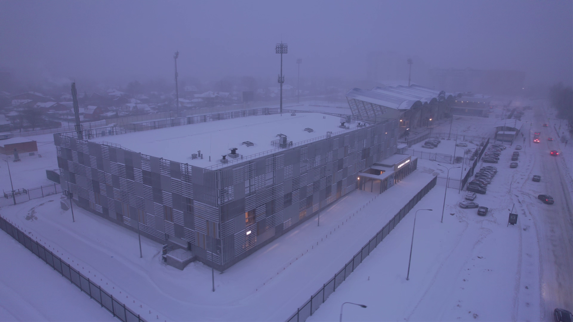 видео с коптера, домодедово, каток,