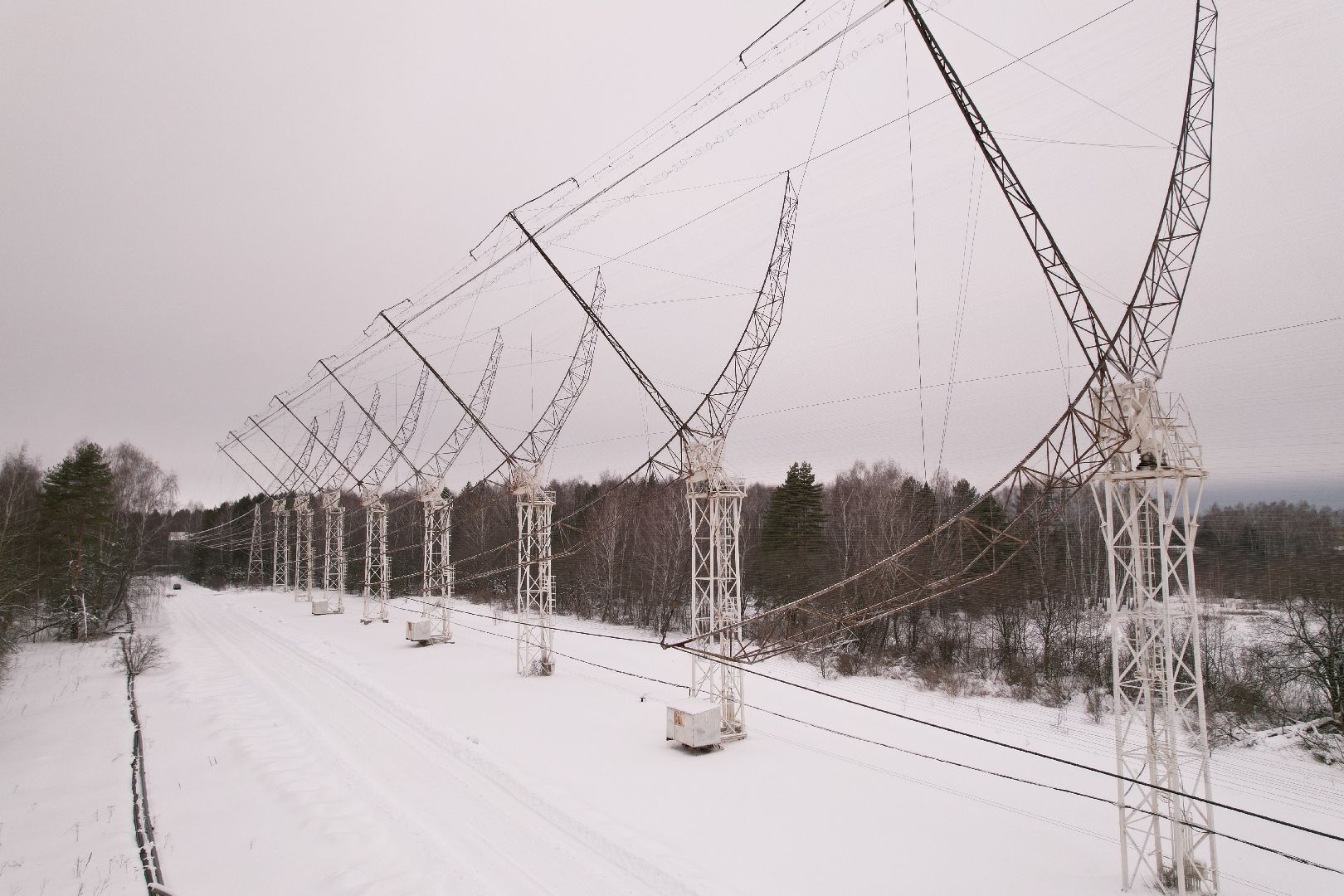 видео с коптера, пущино, абсерватория,